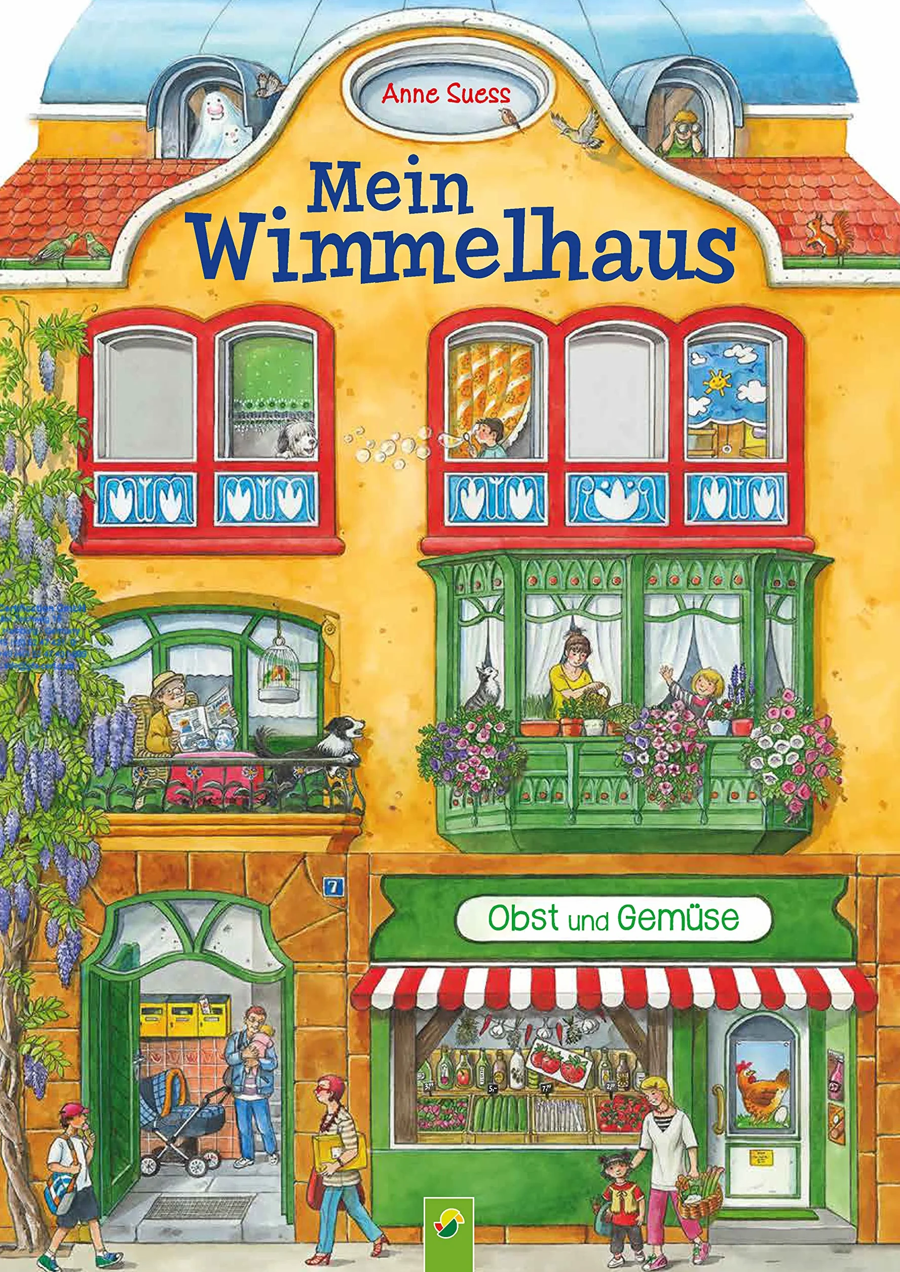 Mein Wimmelhaus. Liebevoll illustriert von Anne Suess: Wimmel-Bilderbuch für Kinder ab 3 Jahren