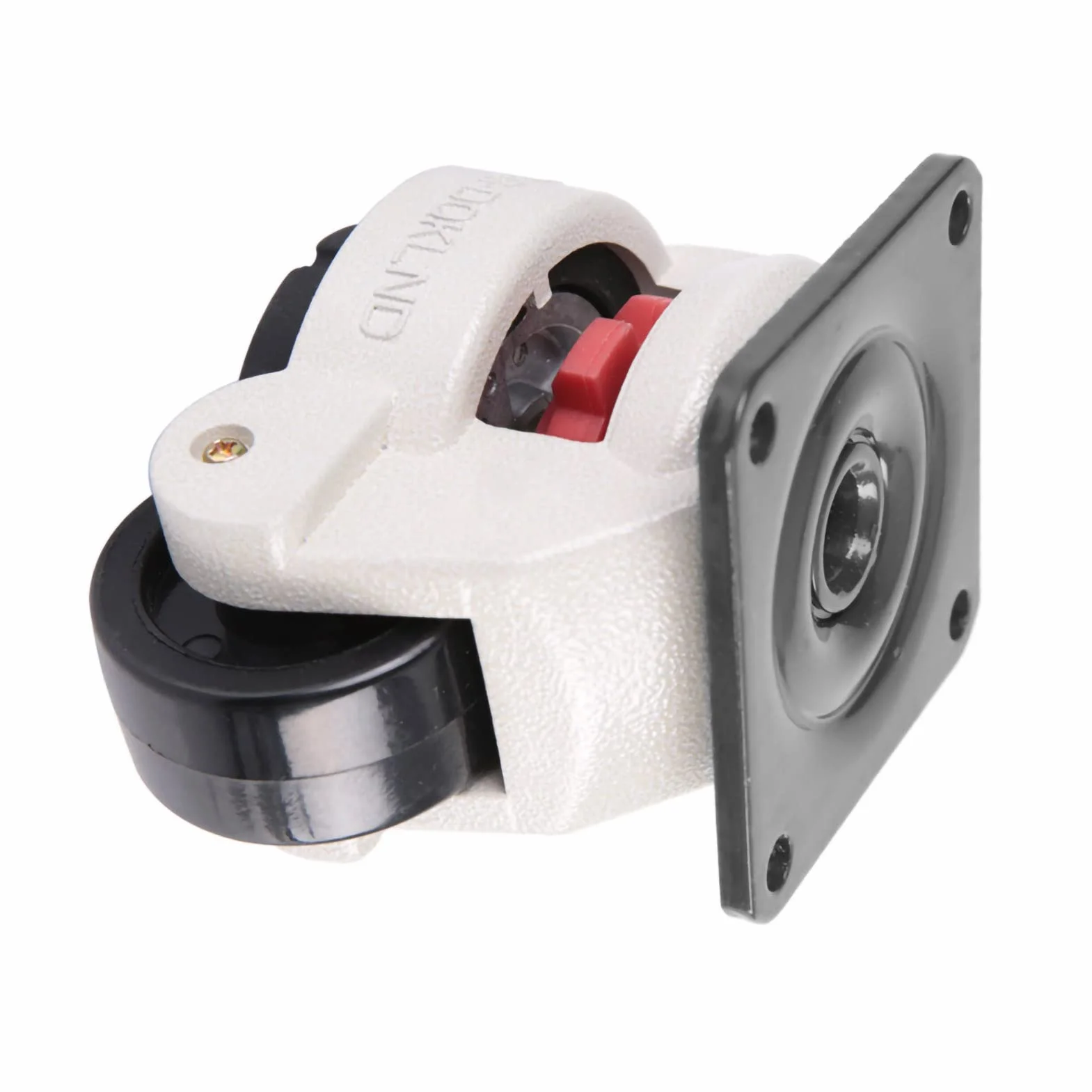 Koła chowane Akozon GD-60F 4 szt. 2 "przemysłowe kółka obrotowe 551lbs Wytrzymały nylon Stop aluminium
