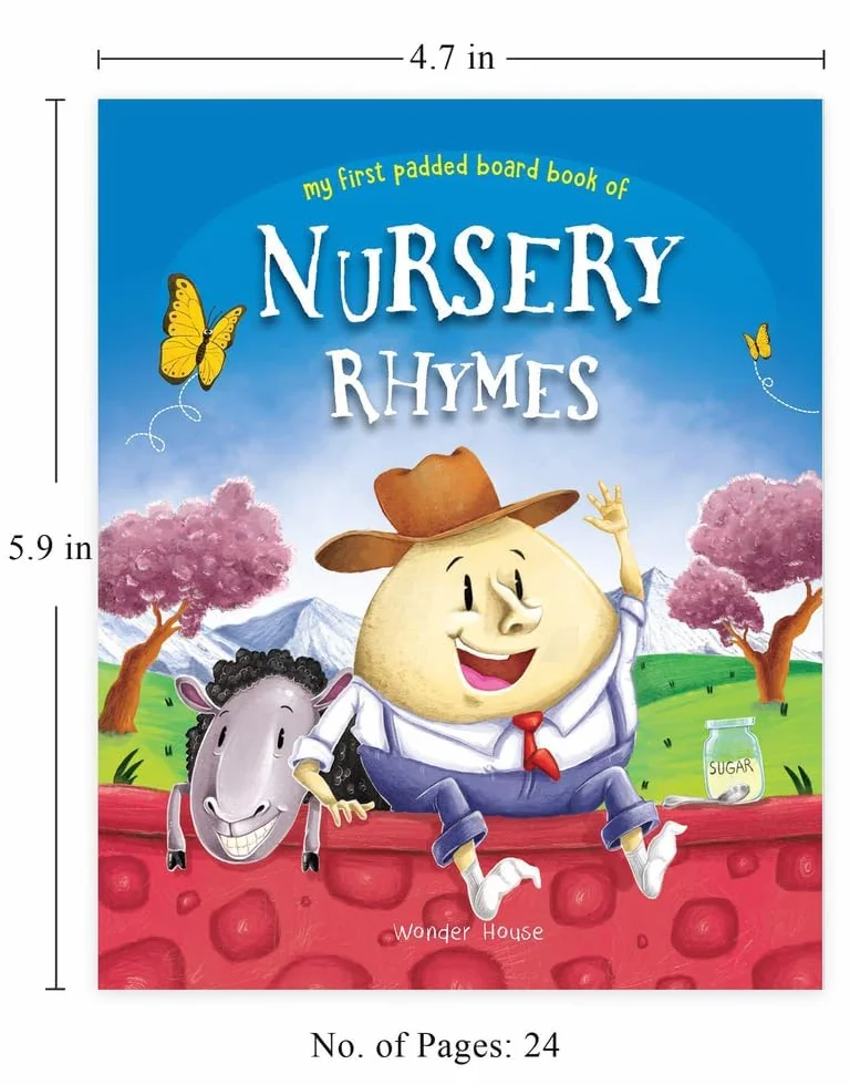 Nursery Rhymes Board Book: Illustrated Classic Nursery Rhymes