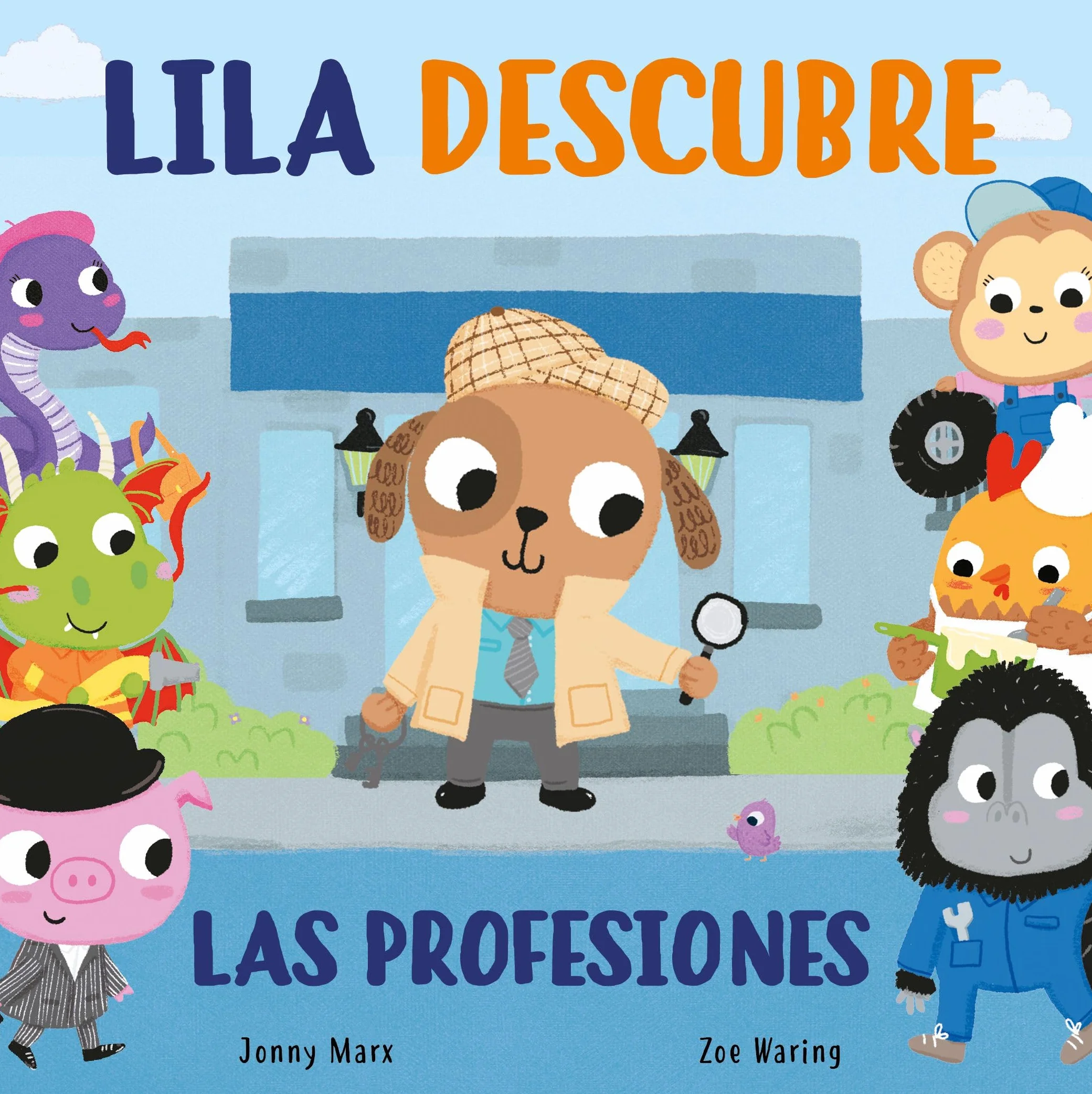 Lila descubre las profesiones (Abre y descubre. Libro de cartón con solapas)