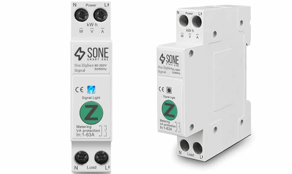 Przekaźnik ZIGBEE 63A TUYA SMART Z POMIAREM DIN ZDALNE STEROWANIE BEZPIECZNIK