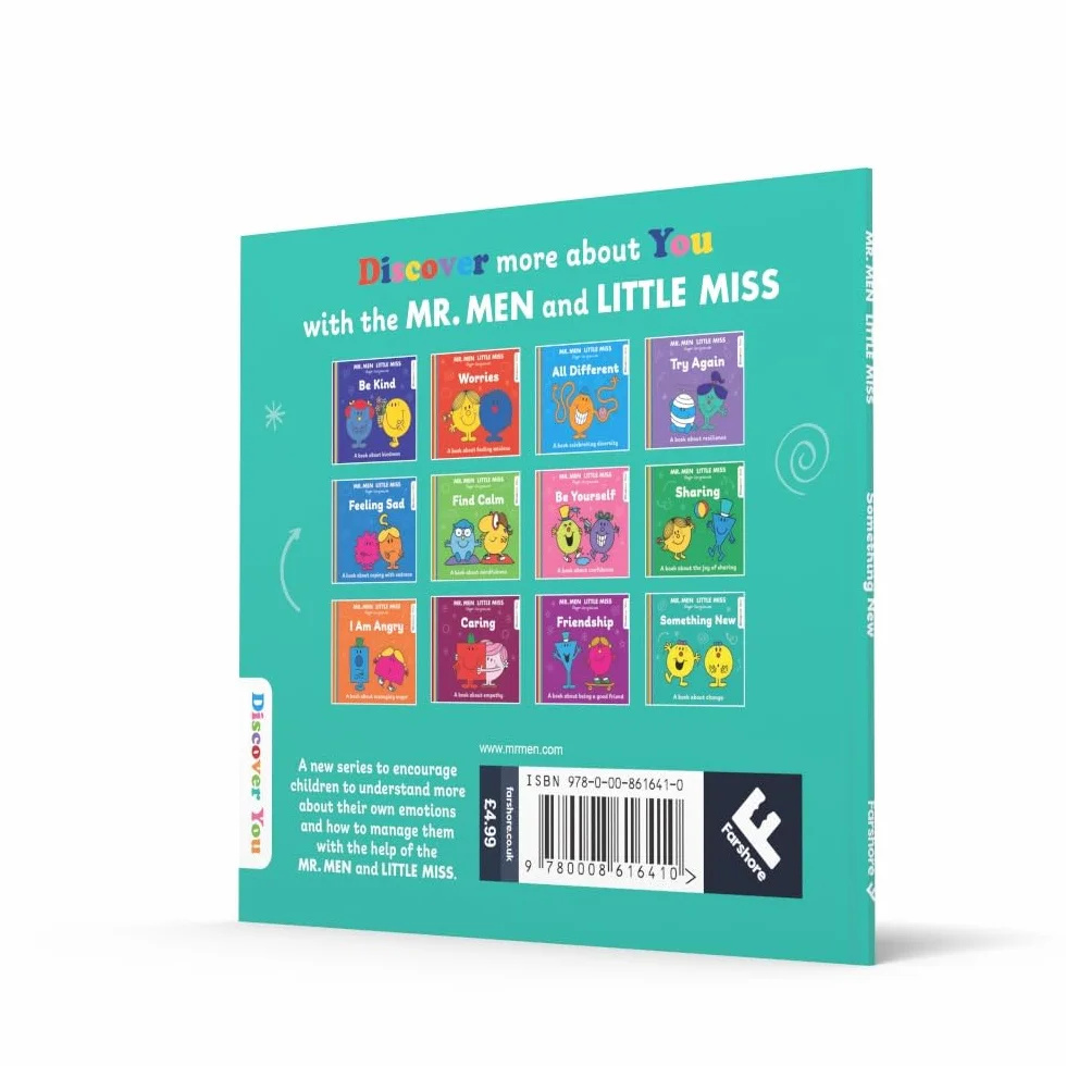 Mr Men Little Miss: Something New: A New Book for 2024 about Coping with Change from the Classic Illustrated Children’s Series about Feelings