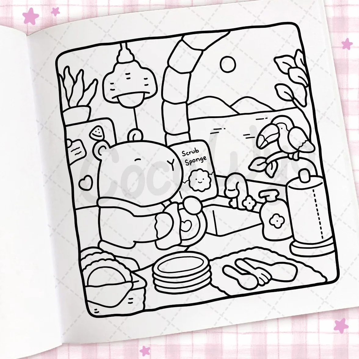 Cozy Days: A cute and comfy colouring book