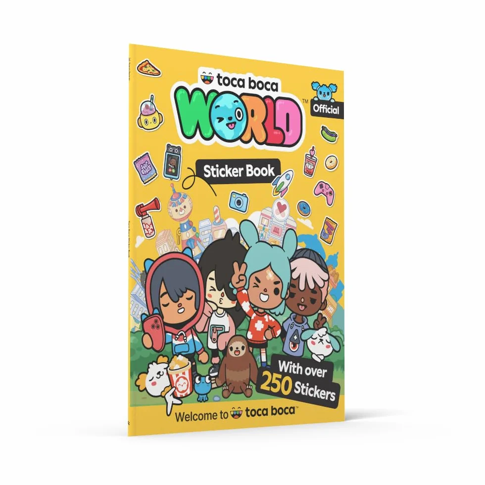 Toca Boca Sticker Book: Welcome To Toca Boca!: an official sticker book for fans of the Top 3 iPad app for kids. Perfect for children aged 8, 9, 10, 11, 12. NEW for 2026!