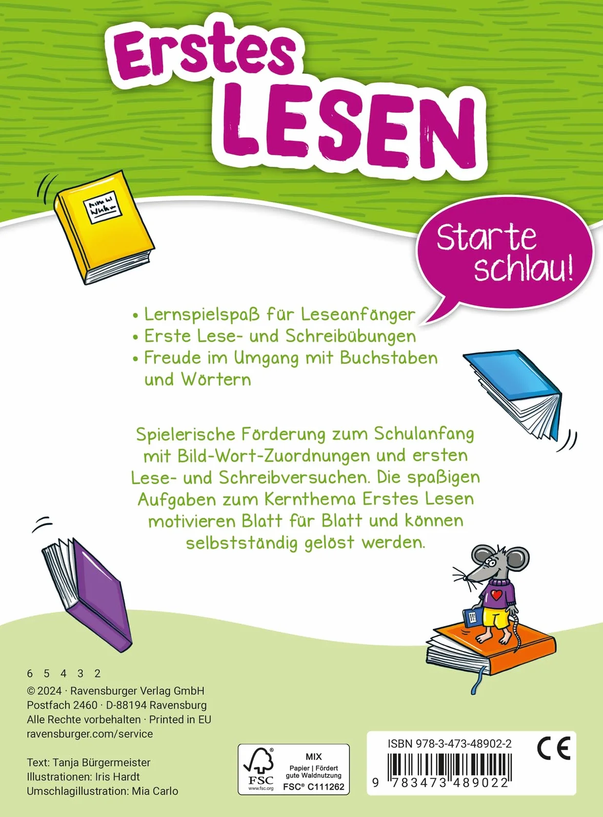 Mein Block zum Schulanfang: Erstes Lesen