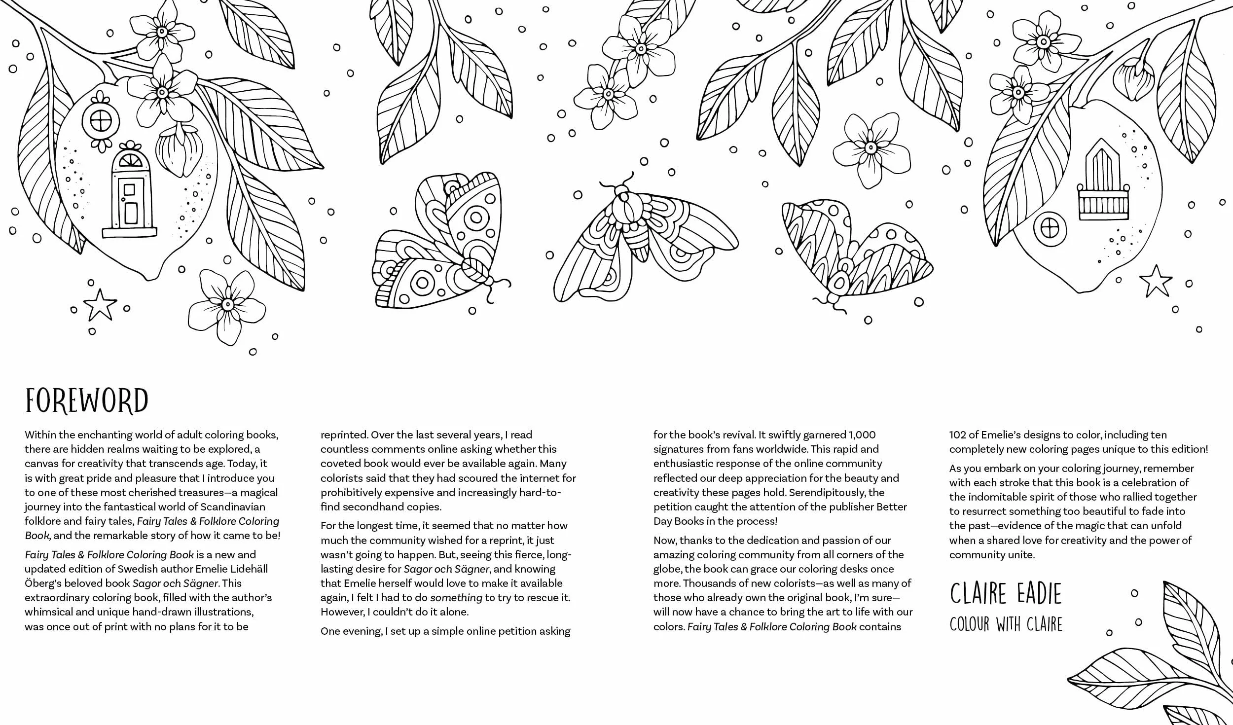 Fairy Tales & Folklore Coloring Book: A Magical Journey Inspired by Scandinavian Fables