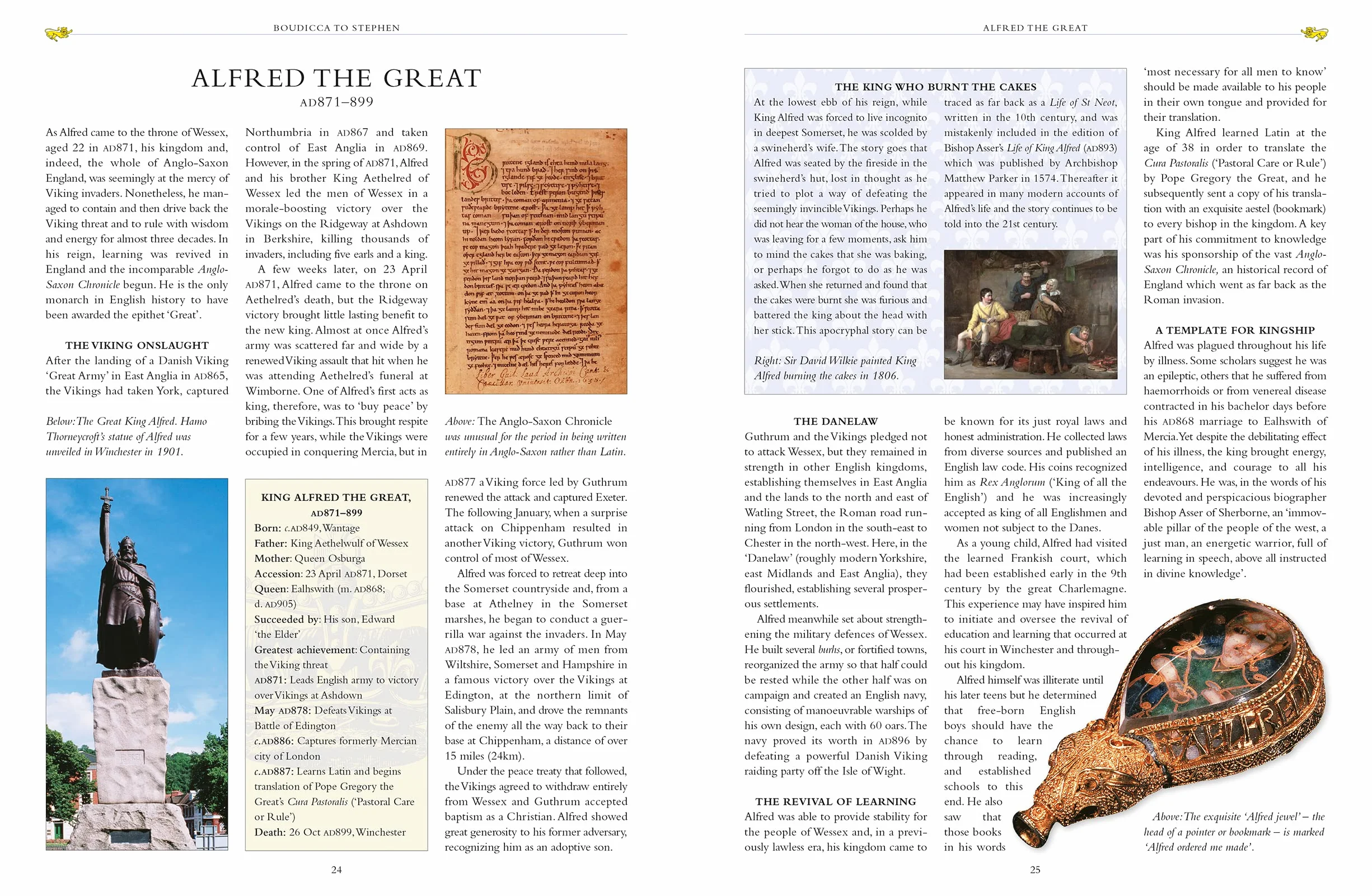 Illustrated History of Kings & Queens of Britain: A Visual Encyclopedia of Every King and Queen of Britain, from Saxon Times Through the Tudors and Stuarts to Today.