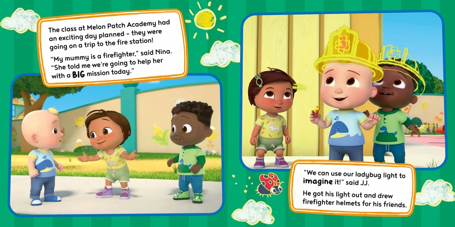 CoComelon Lane: The Great Big Fire Engine Picture Book: A gentle early-learning storybook about feeling worried for CoComelon fans