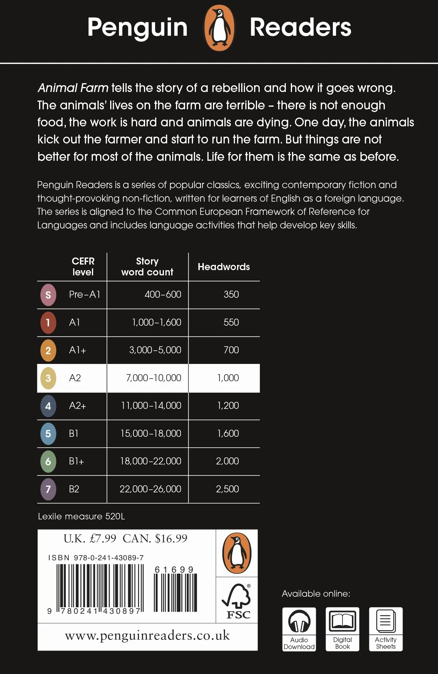 Penguin Readers Level 3: Animal Farm: Abridged Edition
