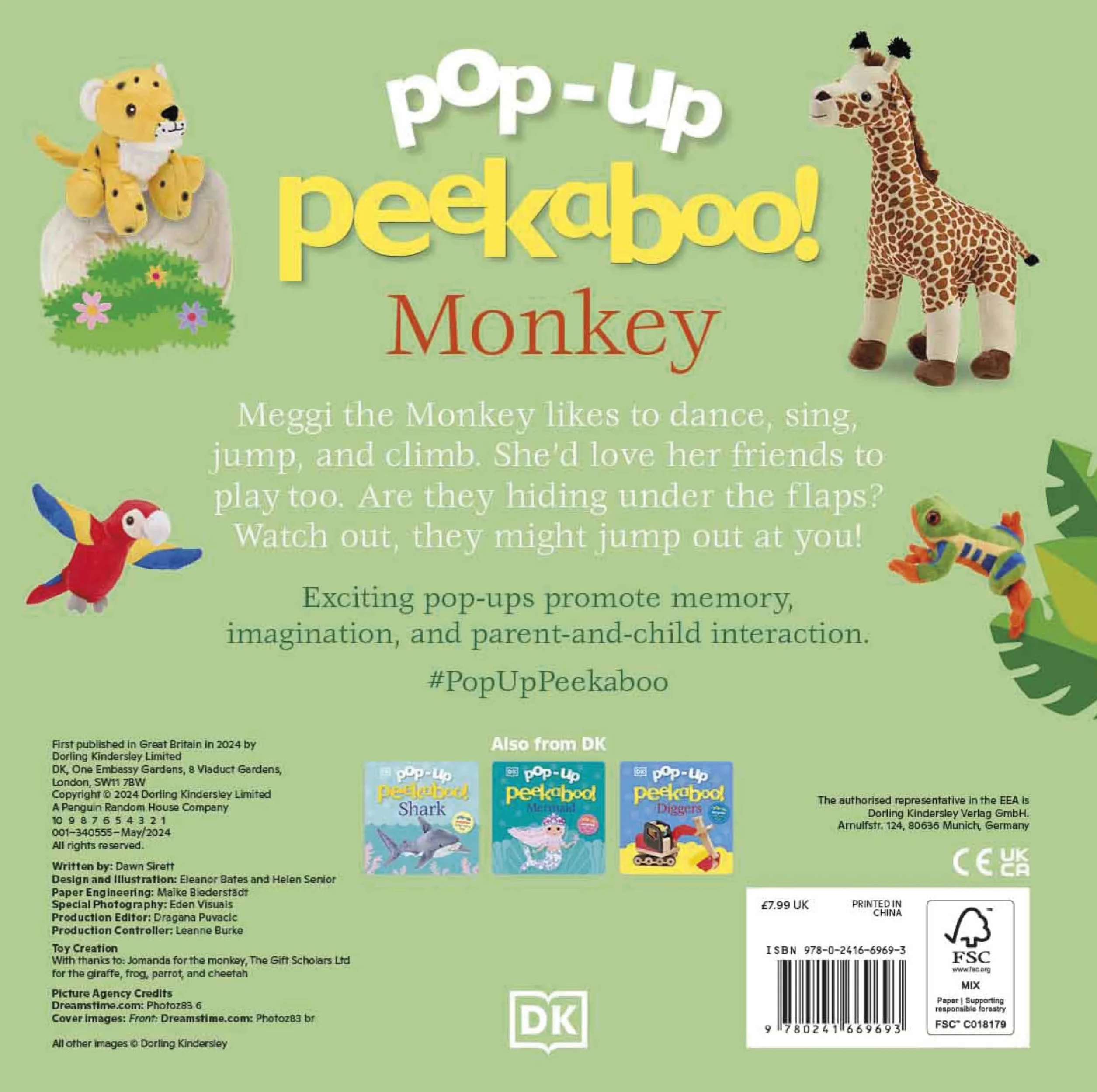 Pop-Up Peekaboo! Monkey: Pop-Up Surprise Under Every Flap!