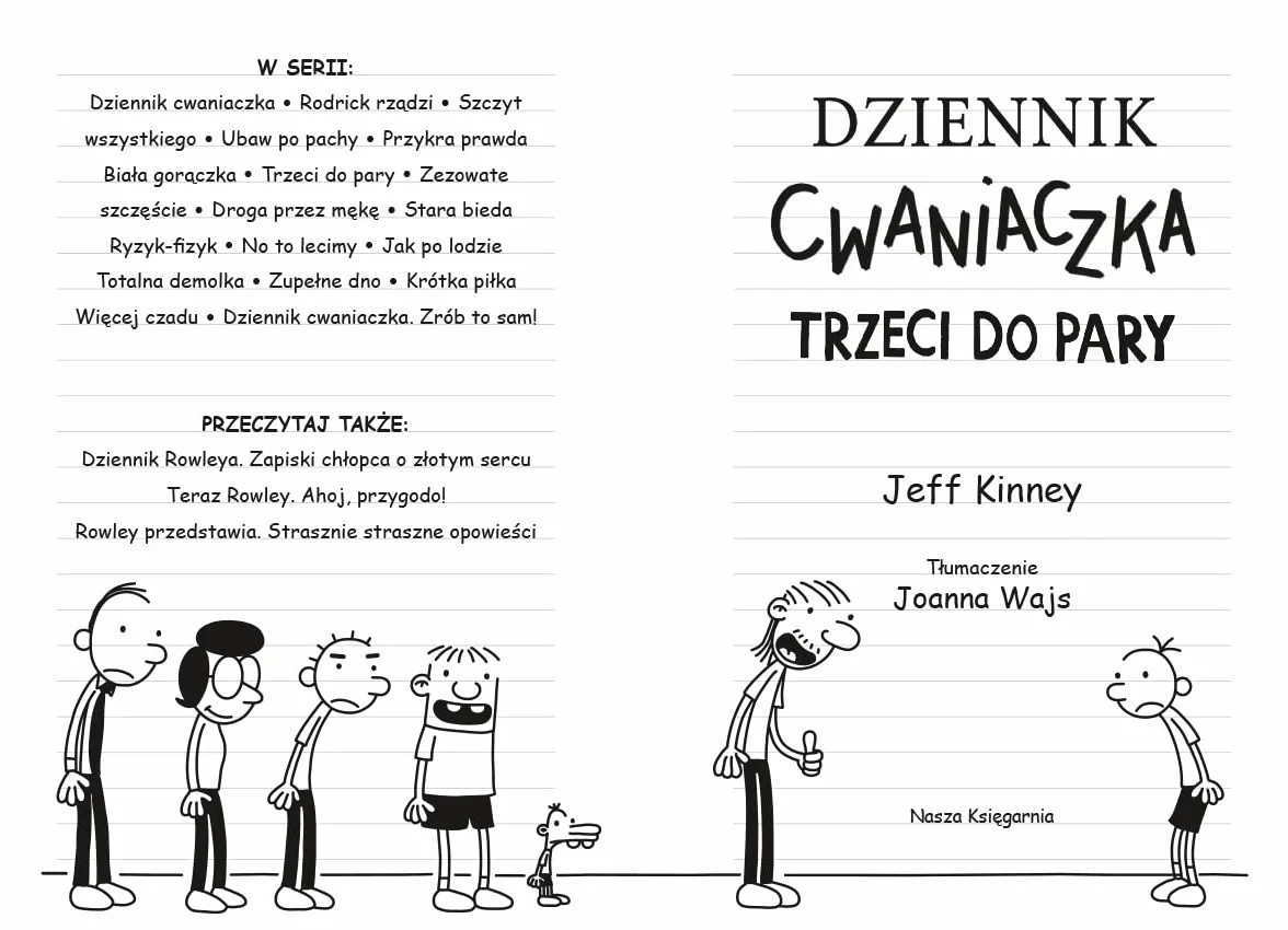 DZIENNIK CWANIACZKA TOM 7 TRZECI DO PARY.WYD. 23