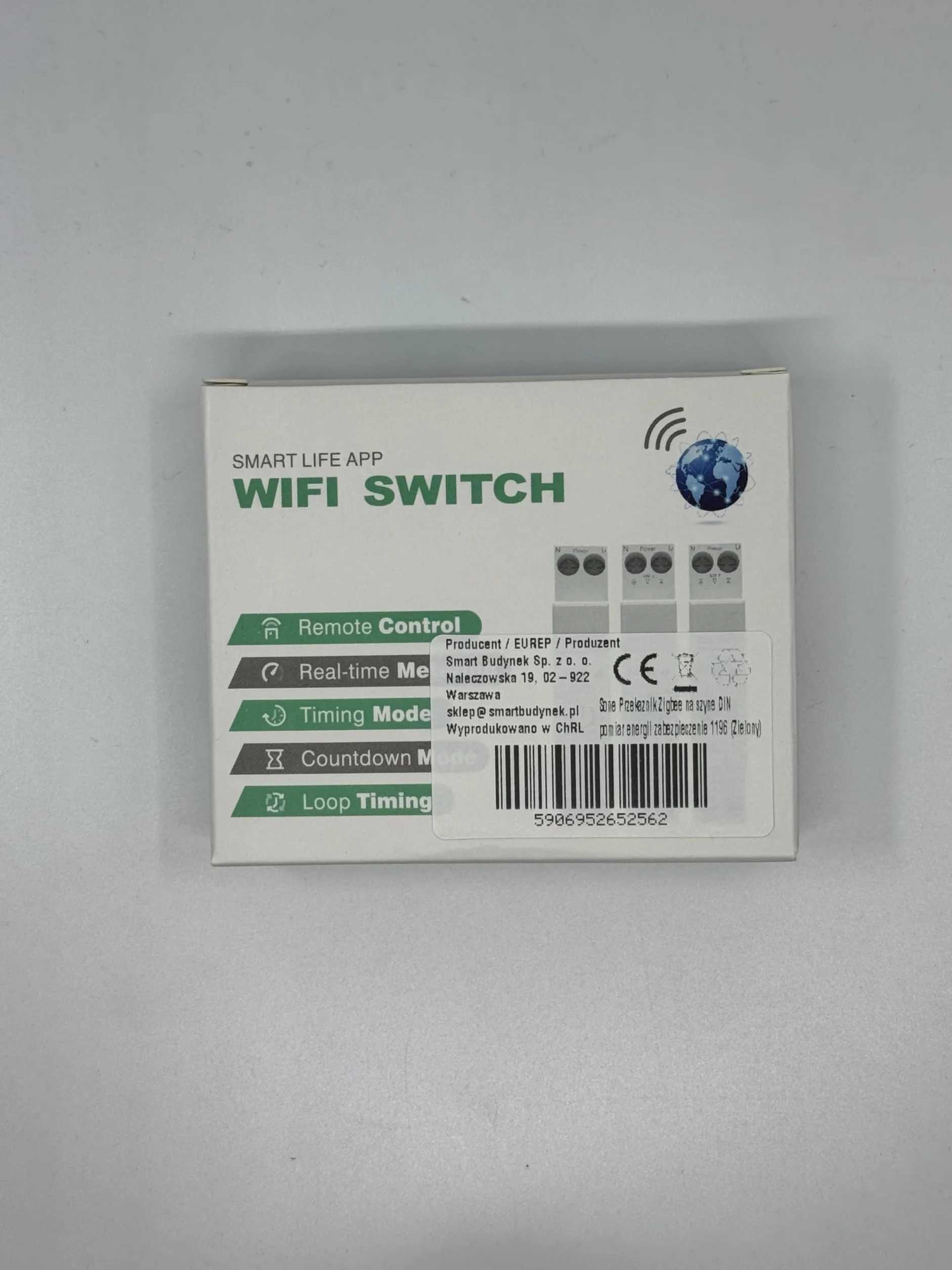 Przekaźnik ZIGBEE 63A TUYA SMART Z POMIAREM DIN ZDALNE STEROWANIE BEZPIECZNIK
