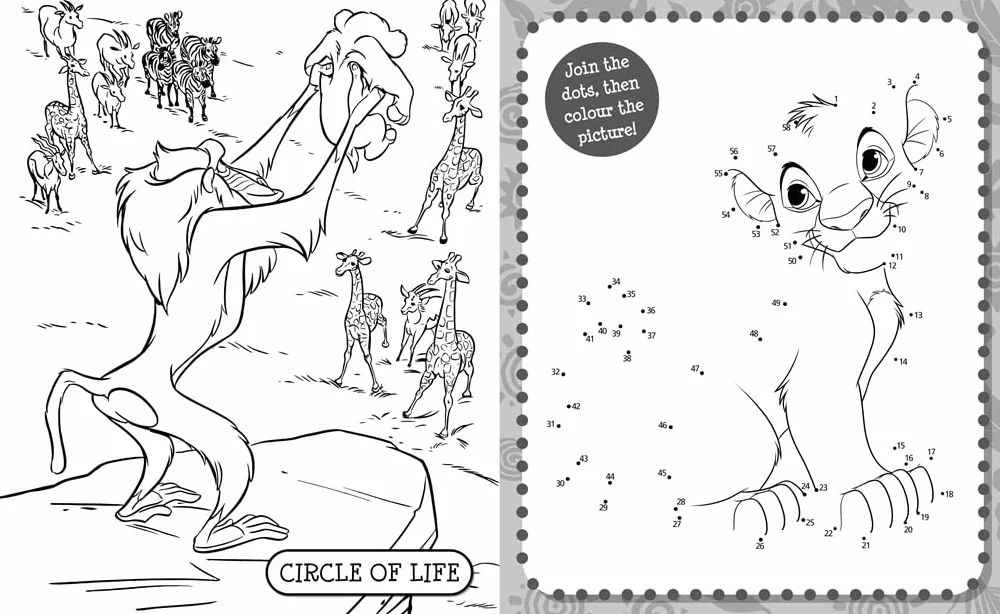 Disney The Lion King: 5 in 1 Colouring: An awesome colouring and sticker adventure