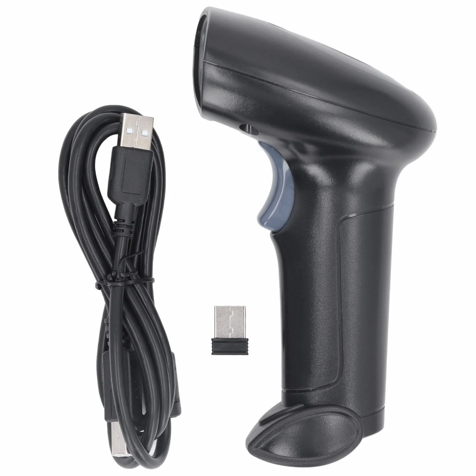 Skaner Kodów Kreskowych 2D, USB Przewodowy i 2.4G Bezprzewodowy, Czytnik QR, CMOS 640x480, 1200mAh, dla Supermarketów, Bibliotek, Magazynów