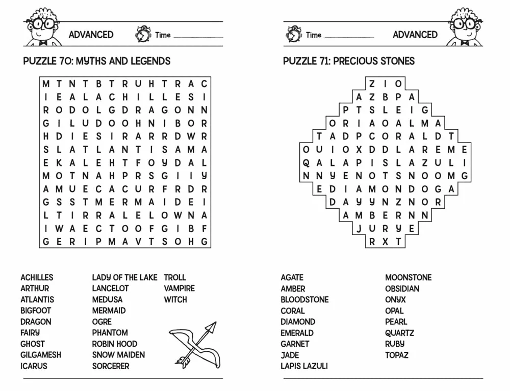 Wordsearches for Clever Kids
