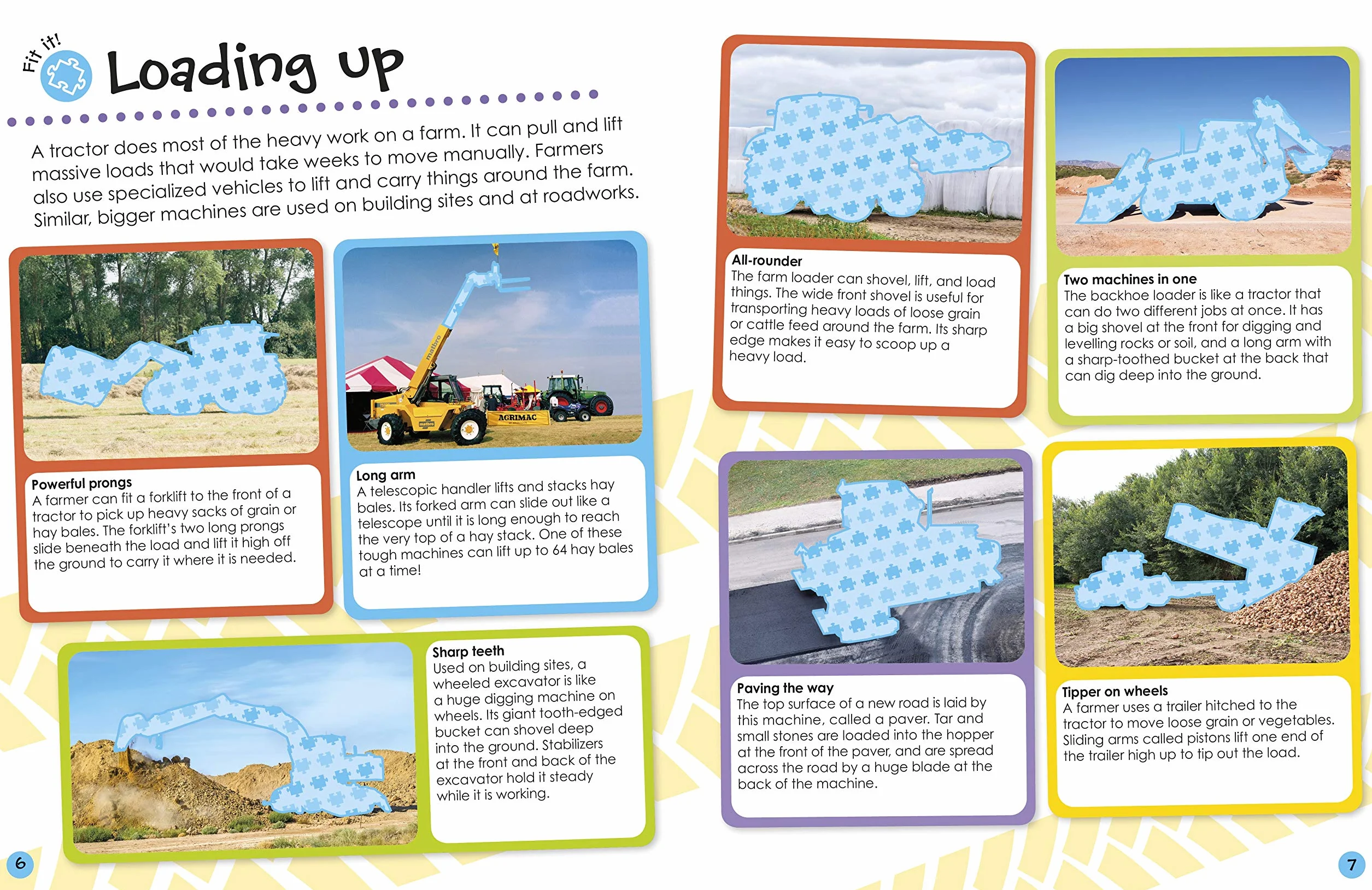 Ultimate Sticker Book Tractor: More than 250 Reusable Stickers of Farm Vehicles and Machinery