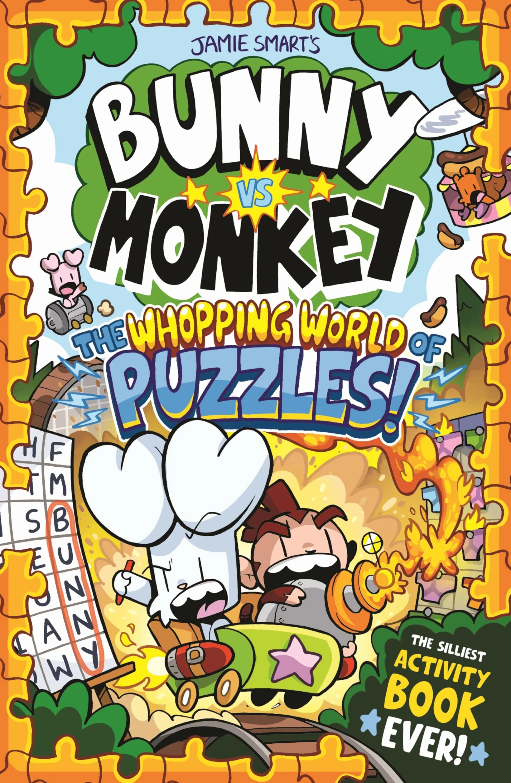 Bunny vs Monkey: The Whopping World of Puzzles (a Phoenix Comic Book, from the multi-million-selling creative genius Jamie Smart)