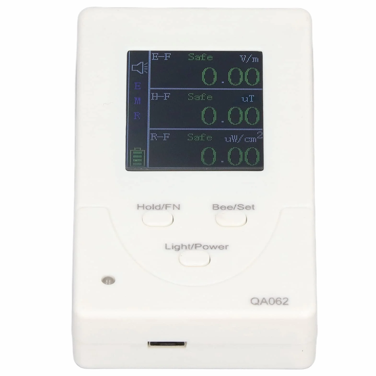 Detektor EMF Tester Promieniowania Pola Elektromagnetycznego Ręczny Miernik Trzy w Jednym USB Ładowanie Kolorowy Ekran TFT 1.8 Cala