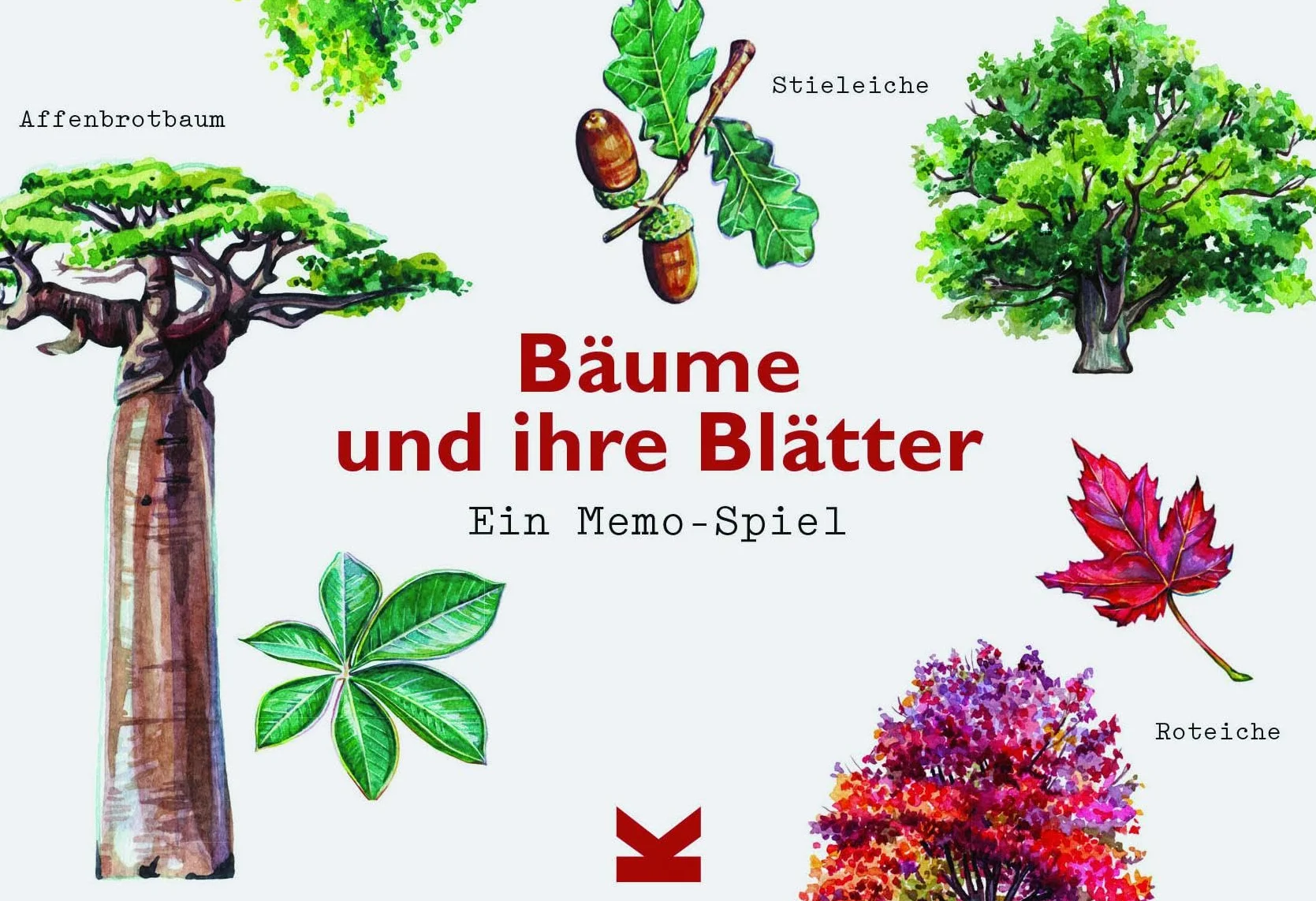 Bäume und ihre Blätter: Ein Memo-Spiel