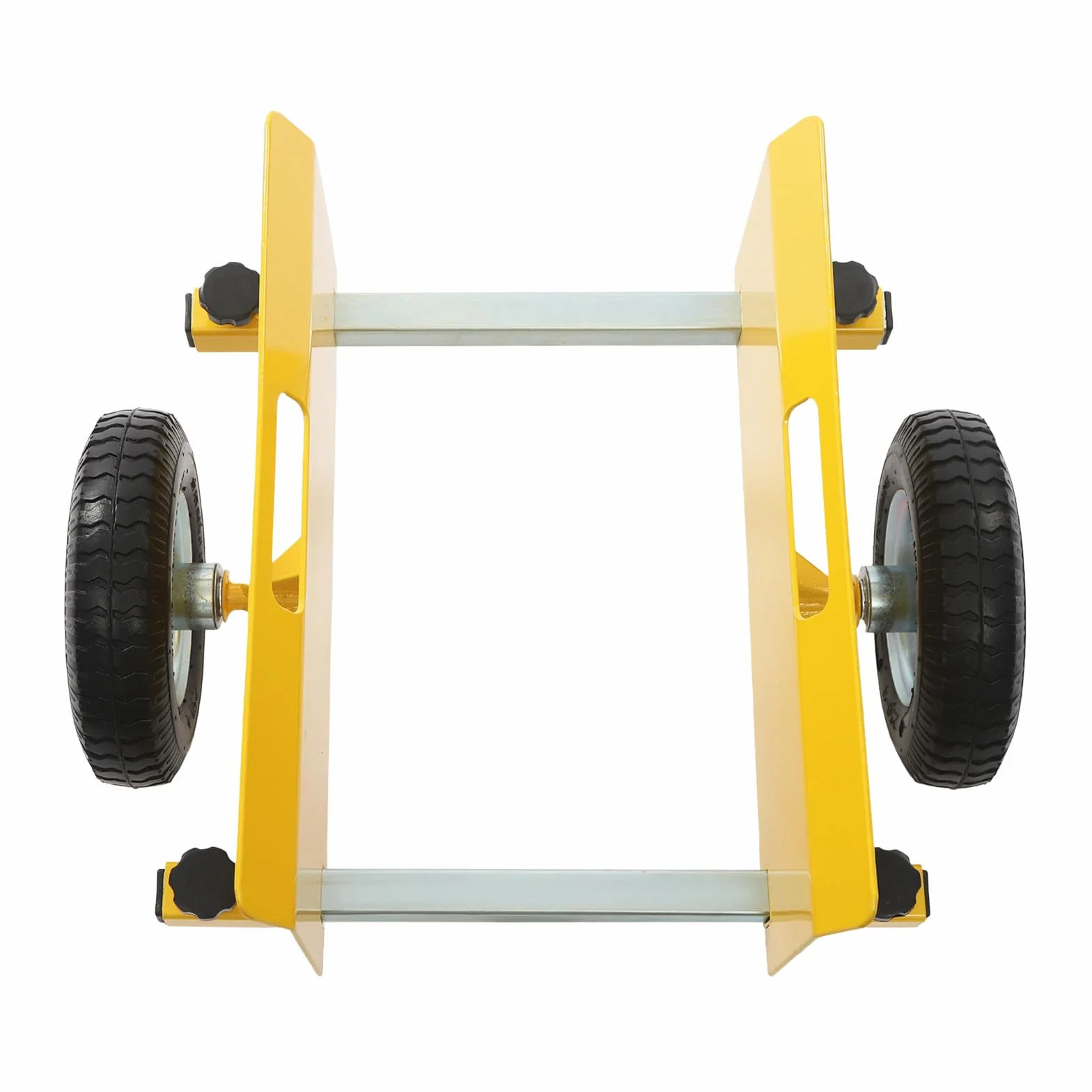 Wózek z płytami, wózek transportowy, 8 cali, gumowe koła 250-300 kg, wałek do płyt 0-23 cm, regulowany obszar ściany bocznej, wózek zaciskowy (żółty)
