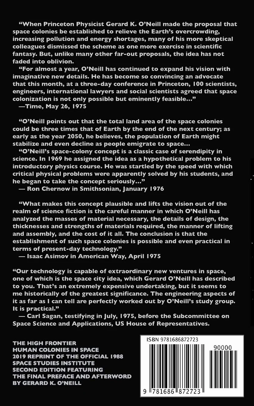 The High Frontier: Human Colonies In Space