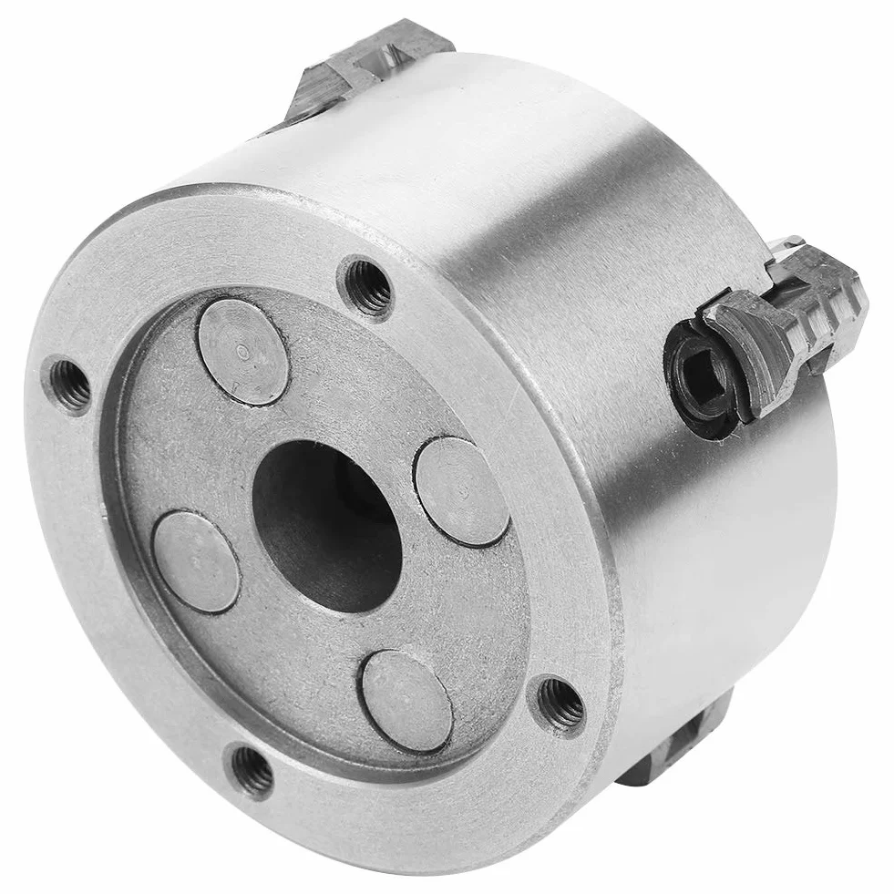 Metalowy Uchwyt Tokarski, 4-calowy SANOU K72-100 4-szczękowy Niezależny, Odwracalny Metalowy Uchwyt Tokarski Akcesoria do Maszyn Tokarskich, Uchwyt, Uchwyt Narzędziowy