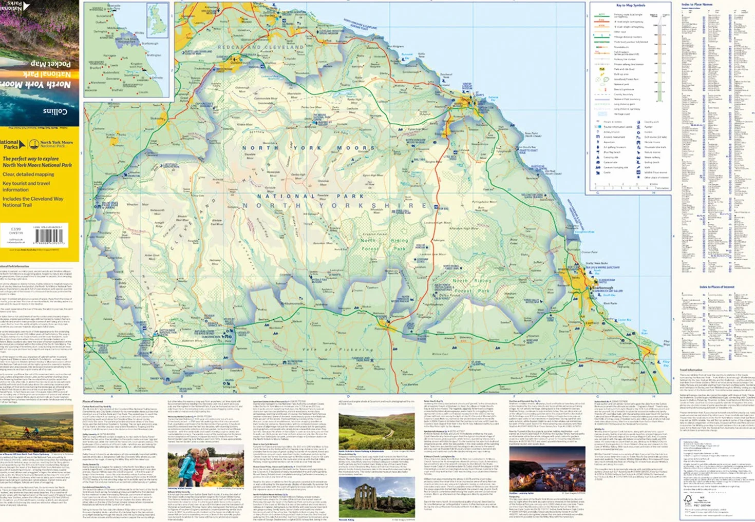 North York Moors National Park Pocket Map: The perfect guide to explore this area of outstanding natural beauty