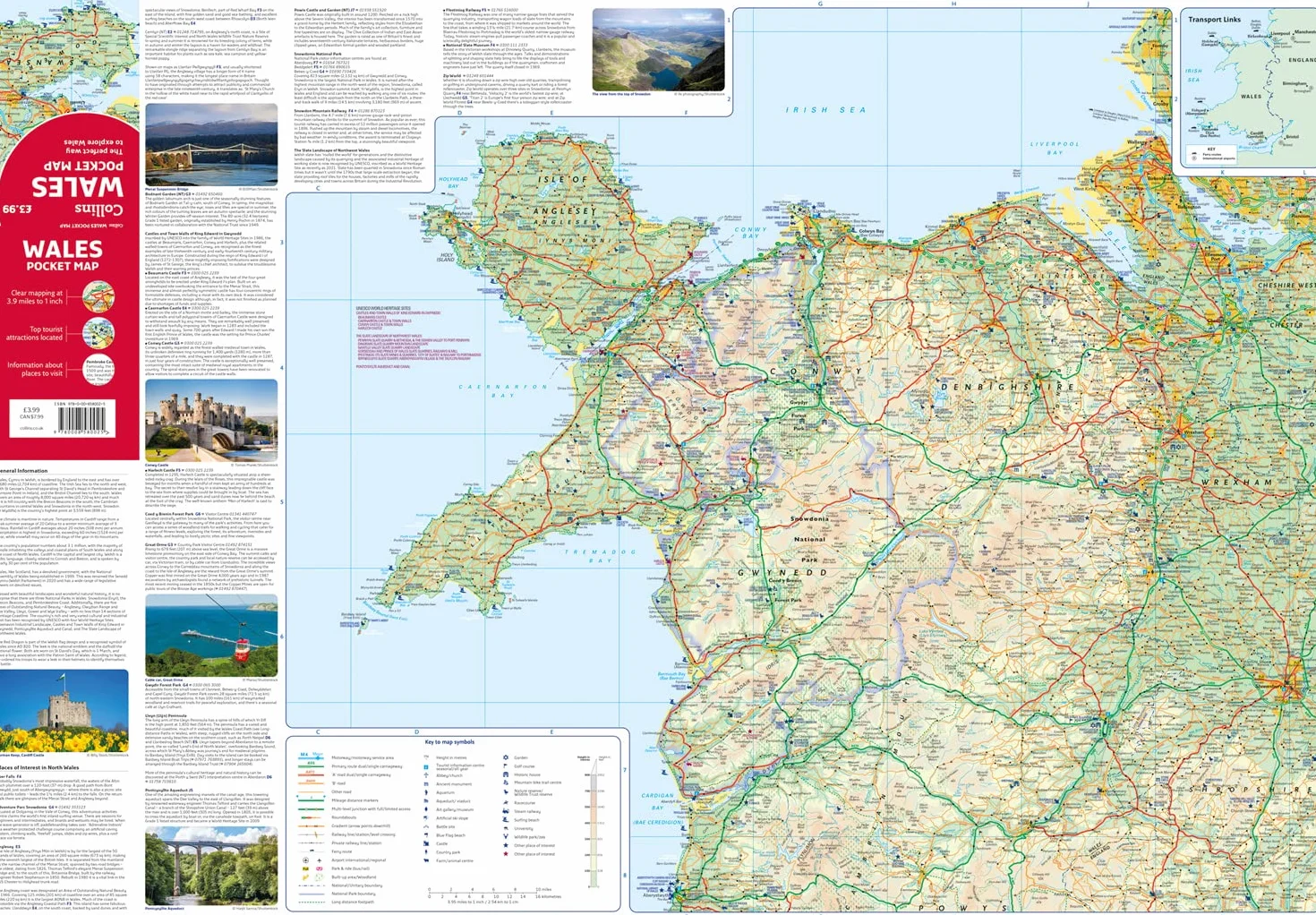 Wales Pocket Map: The perfect way to explore Wales