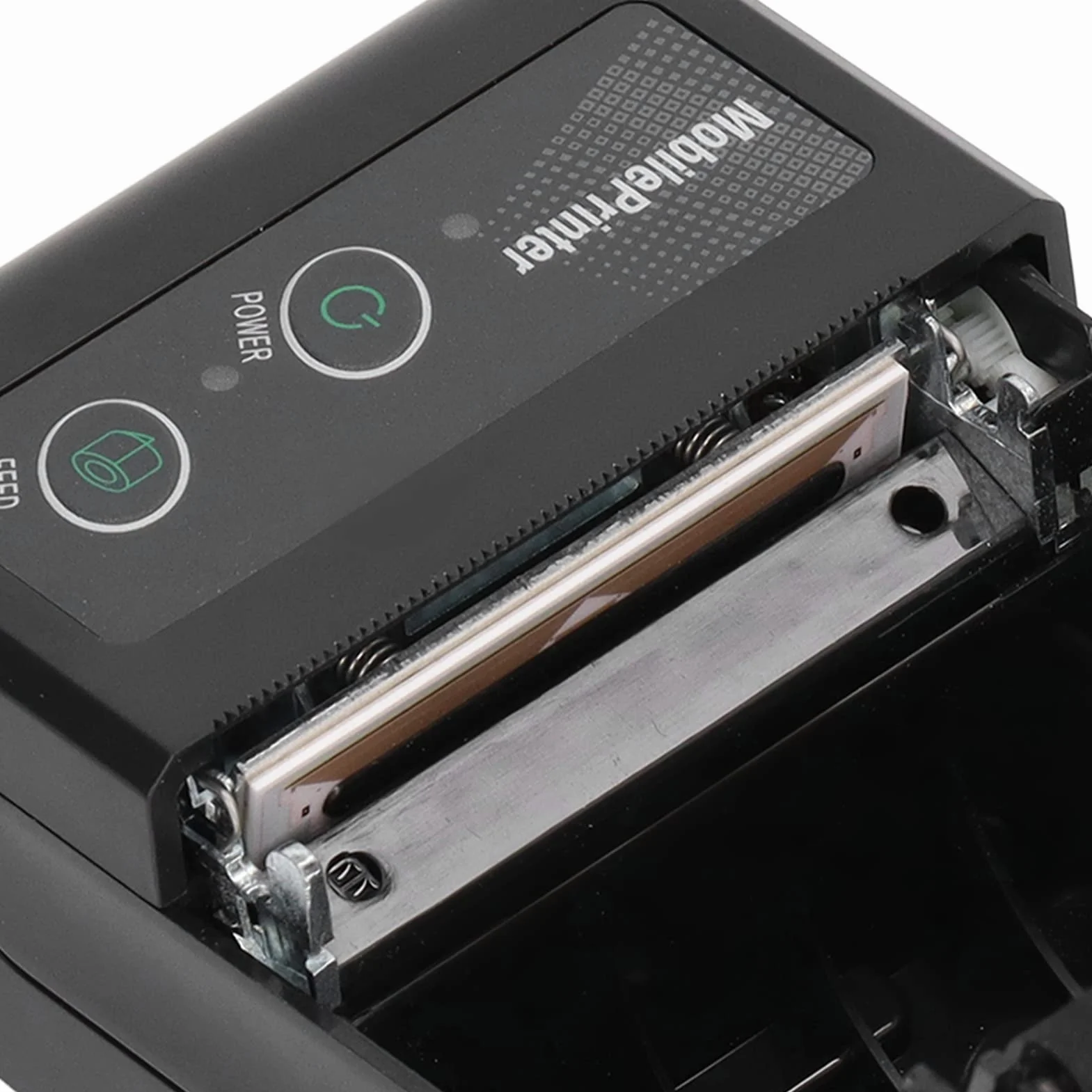 Drukarka Paragonów Bluetooth, Przenośna Przenośna Drukarka USB do Rachunków 57 Mm, Mobilna Drukarka POS, Przenośna Drukarka Termiczna 200 Dpi, Drukarka do Skórzanego Paska, Obsługa Telefonu/Windows, D