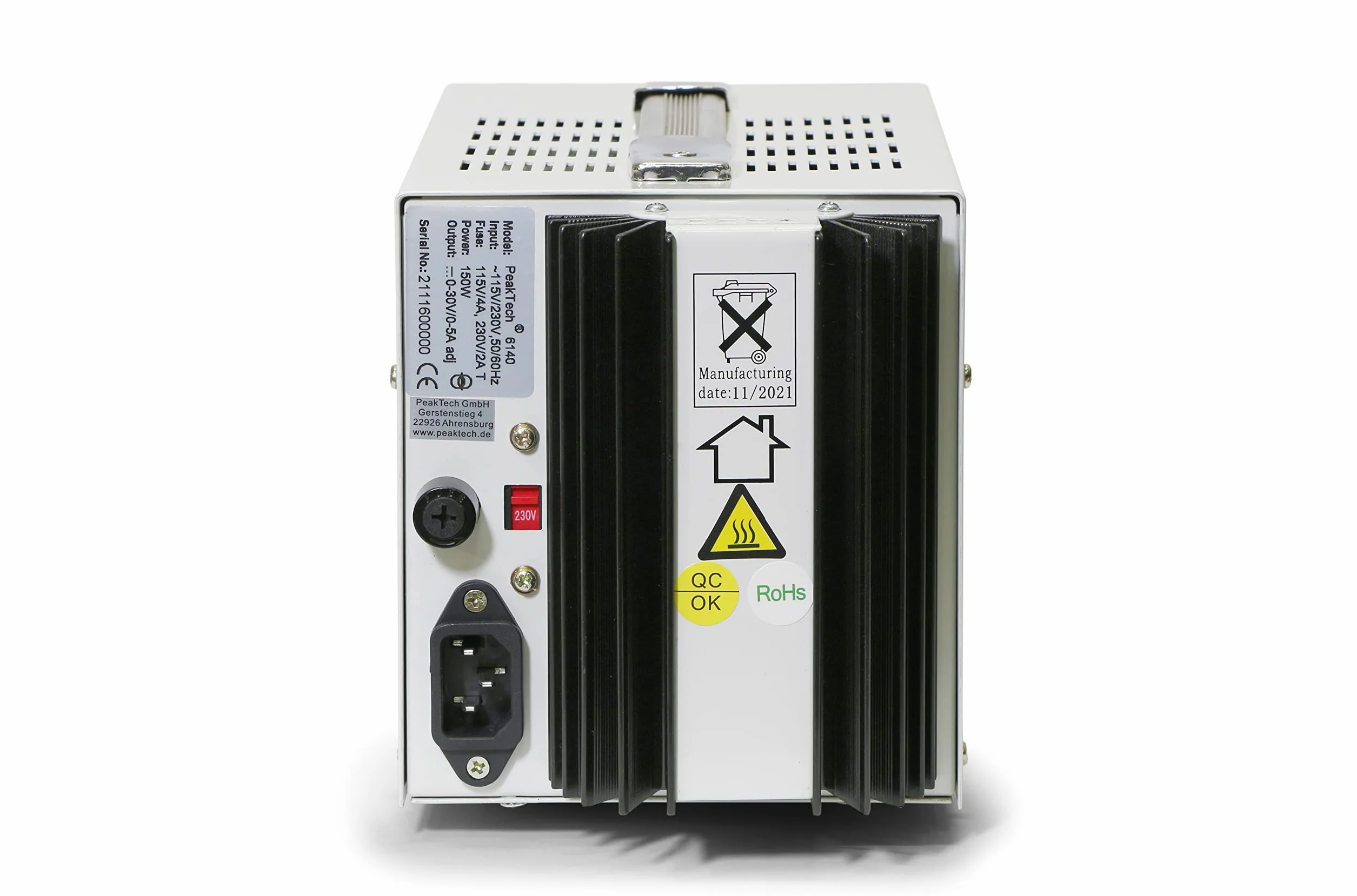 PeakTech P 6140 - DC Linear Labornetzgerät ~ 0-30 V / 0-5 A