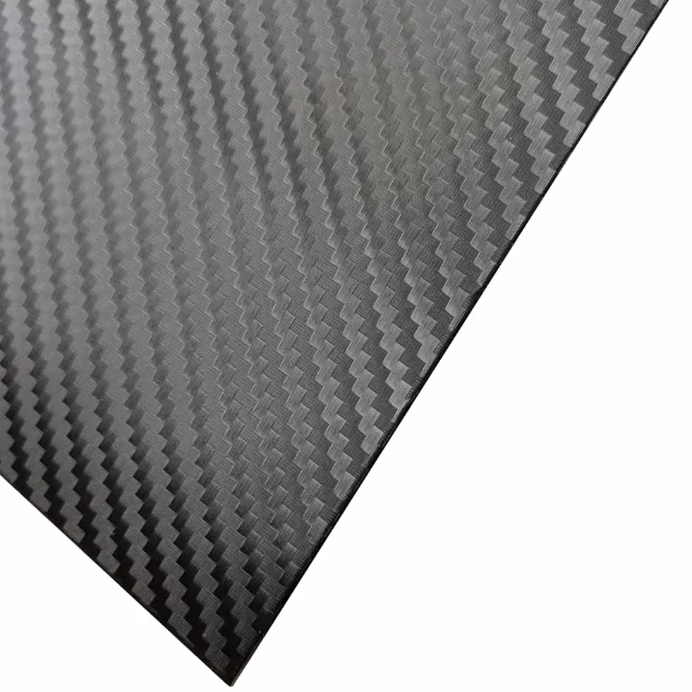 Płyta z włókna węglowego 3K, Arkusz włókna węglowego w kolorze czarnym o wymiarach 300 mm x 600 i grubości 0,5-5(3mm*300mm*600mm)