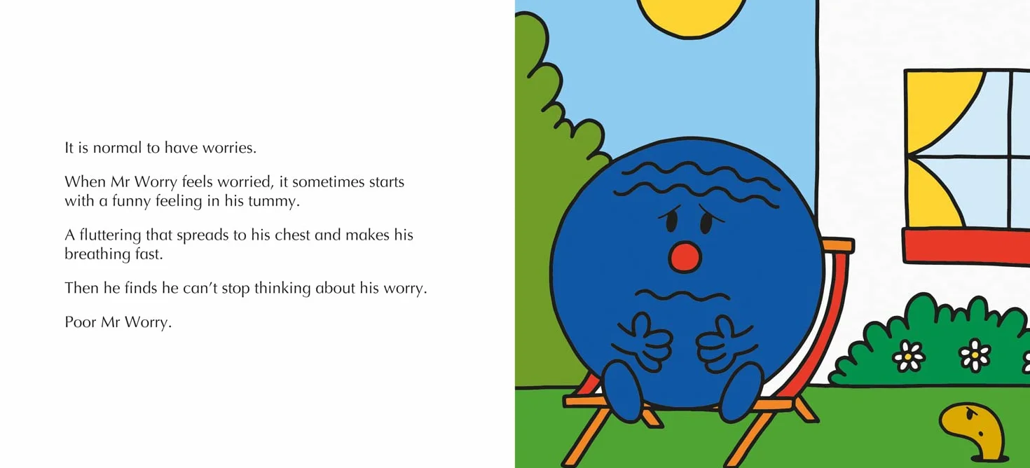 Mr. Men Little Miss: Worries: A Book about Anxiety from the New Illustrated Children’s Series for 2022 about Feelings