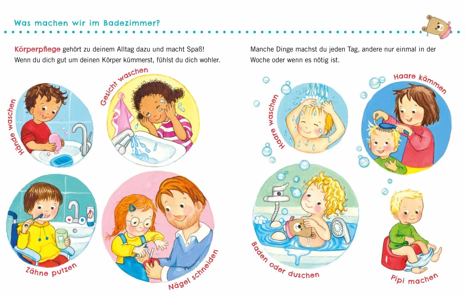 Unkaputtbar: Erstes Wissen: Zahnbürste, Töpfchen und Badewanne: Ein Sachbuch für Kinder ab 2 Jahren: 13
