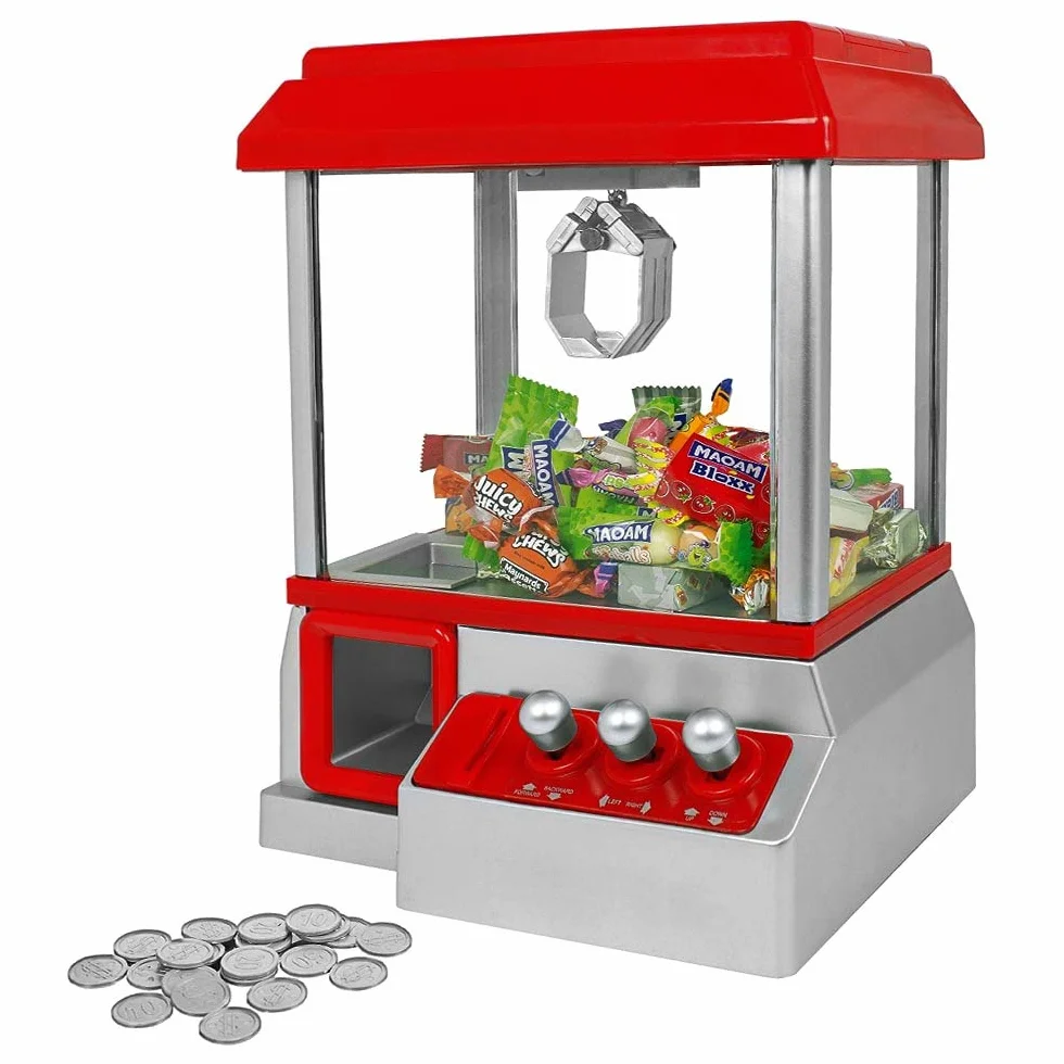 mikamax - Candy Grabber - Candy Machine - Czerwony - Uchwyt automat
