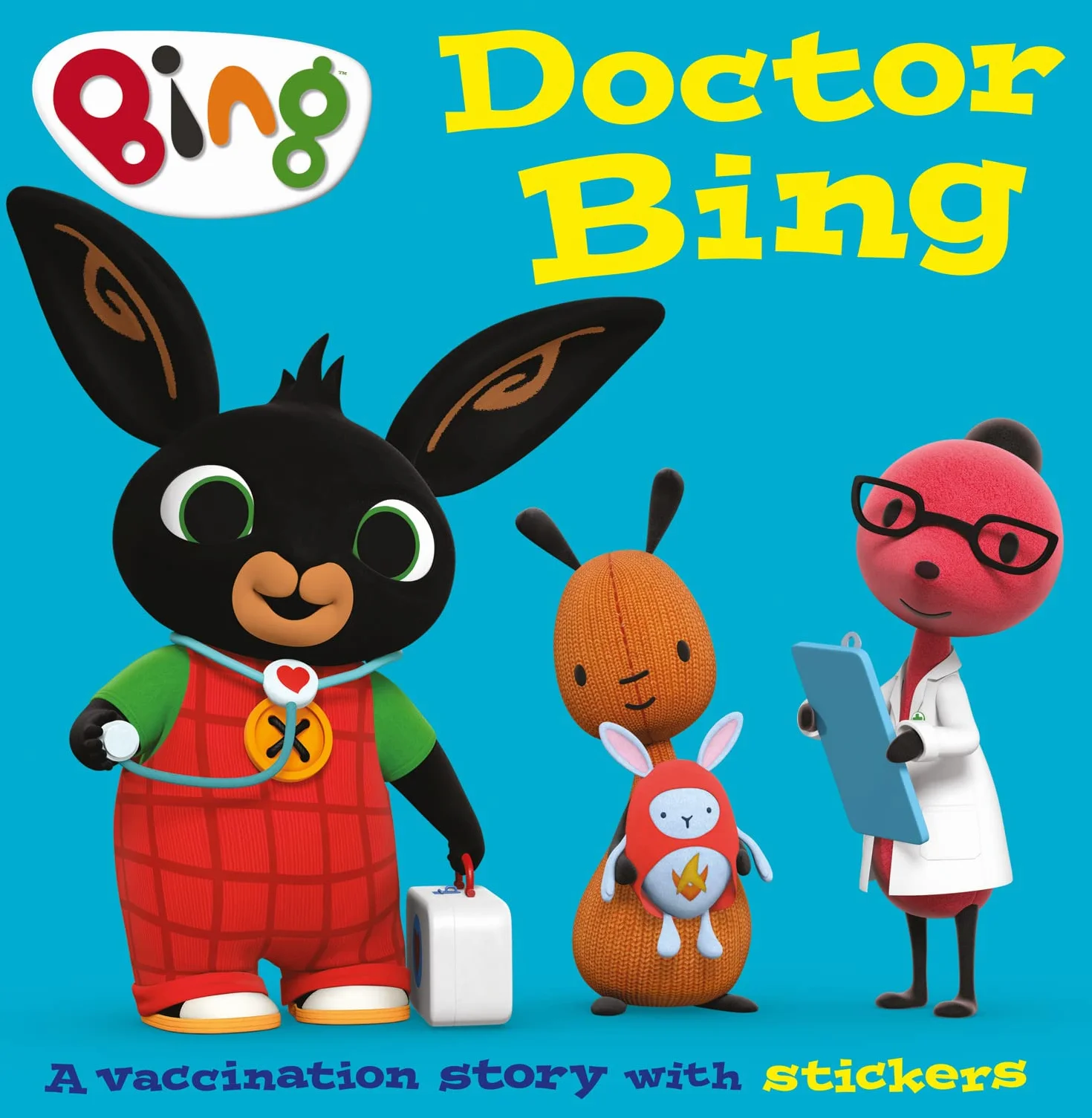 Doctor Bing: A Vaccination Story with Stickers for Children Ages 2 to 5