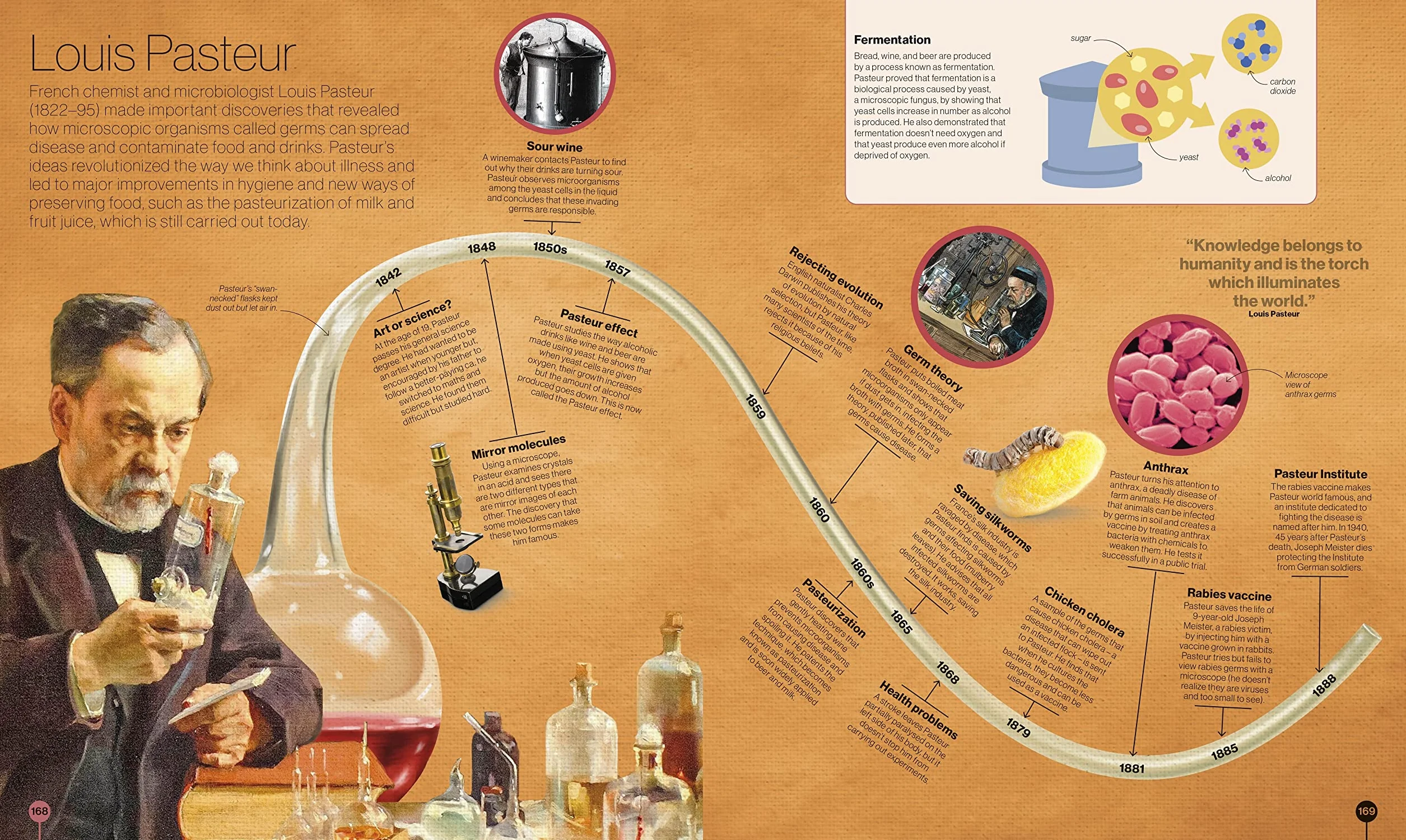 Timelines of Science: From Fossils to Quantum Physics