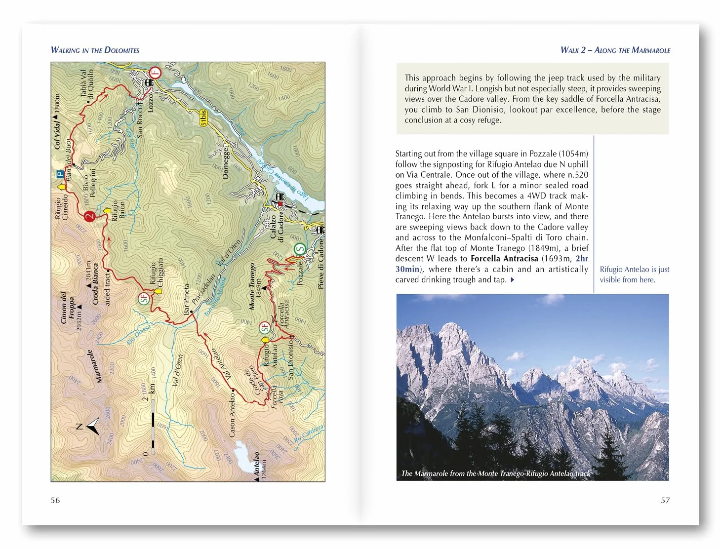 Walking in the Dolomites: 25 Multi-Day Routes in Italy's Dolomites
