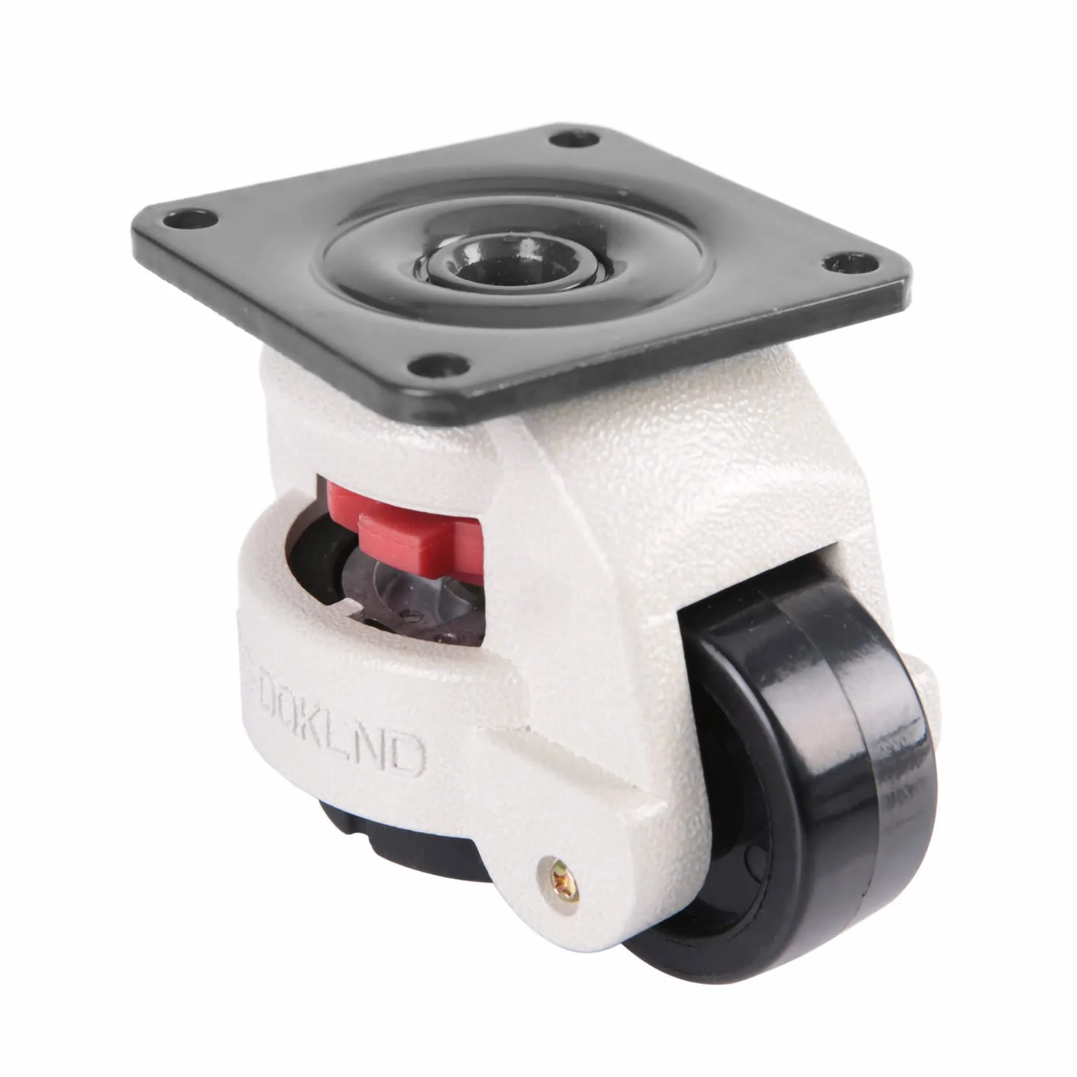 Koła chowane Akozon GD-60F 4 szt. 2 "przemysłowe kółka obrotowe 551lbs Wytrzymały nylon Stop aluminium