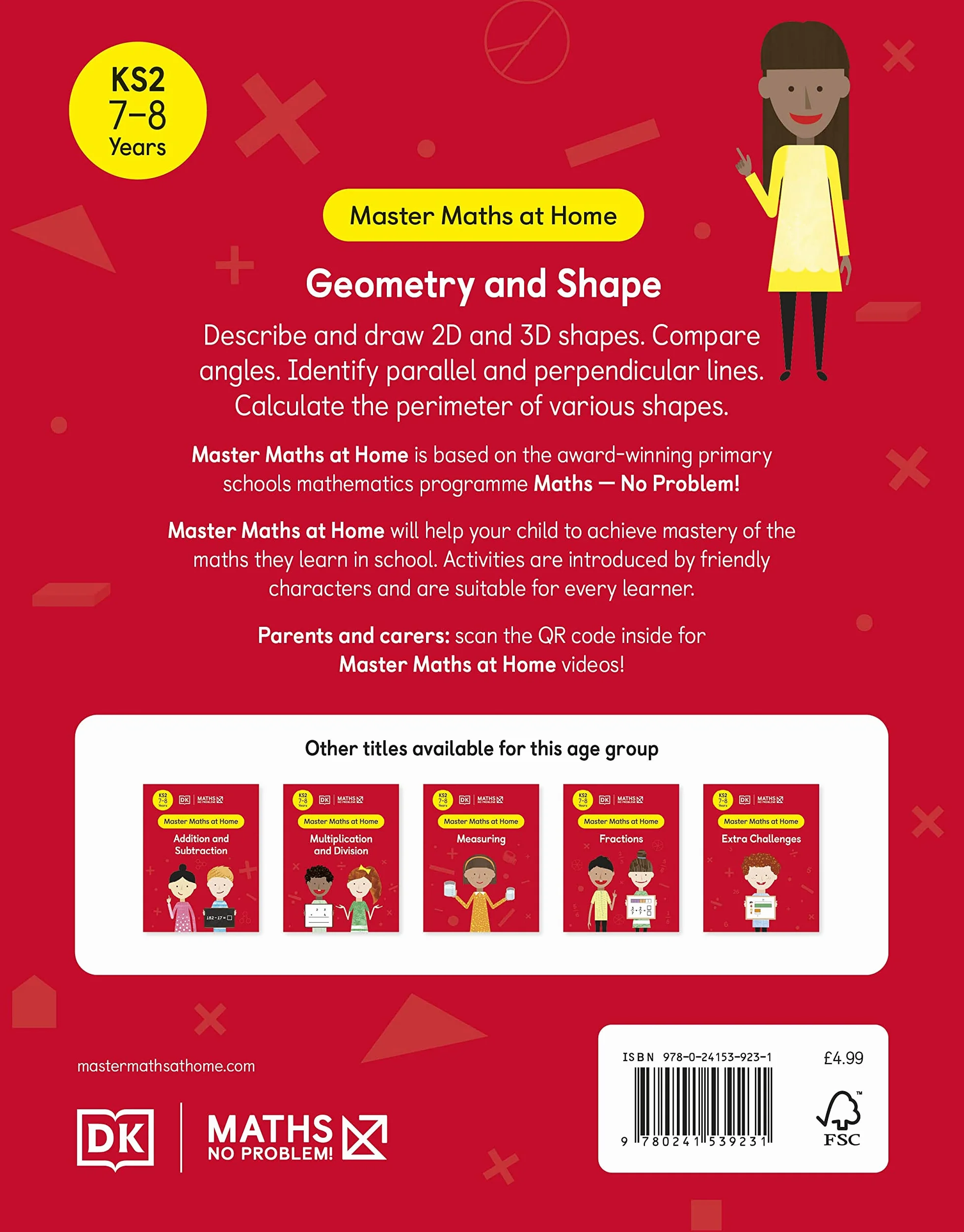 Maths ― No Problem! Geometry and Shape, Ages 7-8 (Key Stage 2) (Master Maths At Home)