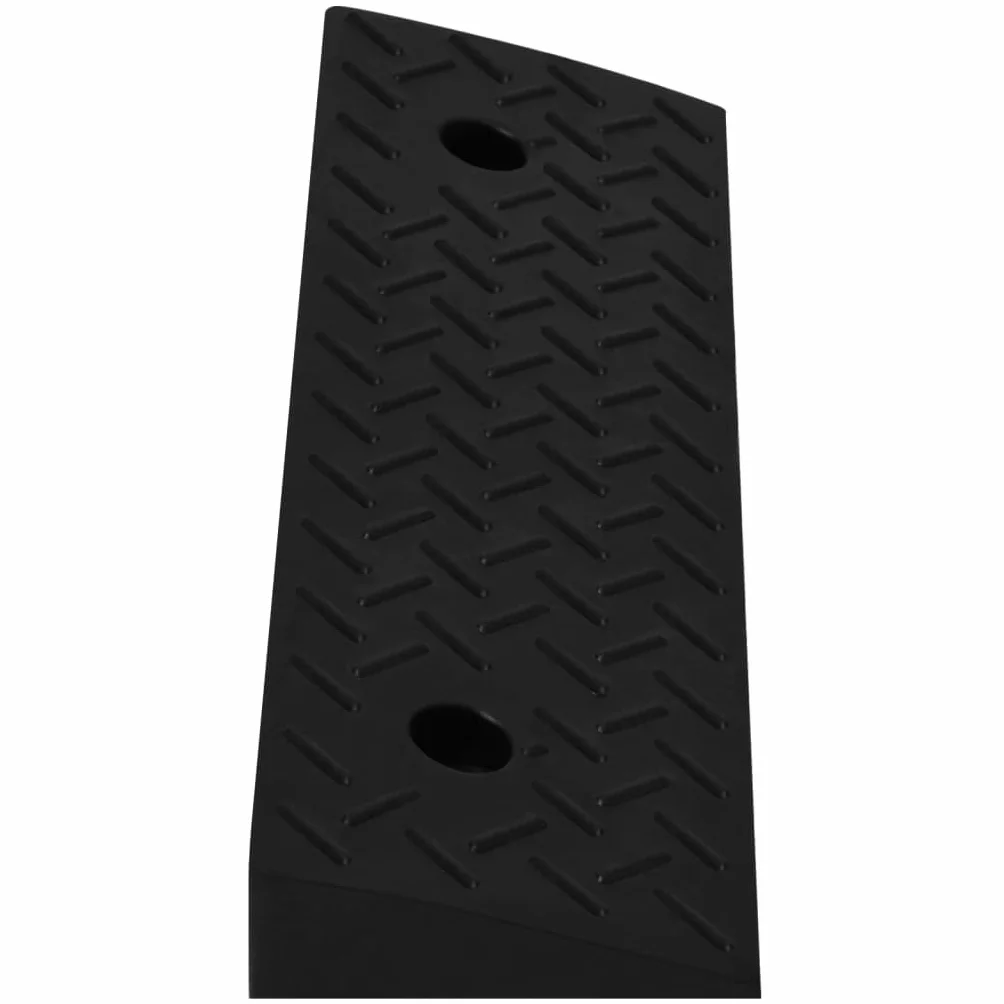 vidaXL Najazdy krawężnikowe, 2 szt., 50 x 17,5 x 5 cm, gumowe