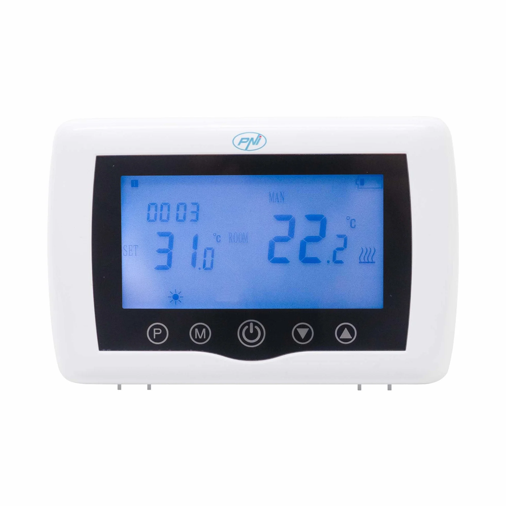 Inteligentny termostat PNI CT36 bezprzewodowy, z WiFi, sterowanie internetem, do instalacji cieplnych, aplikacja TuyaSmart