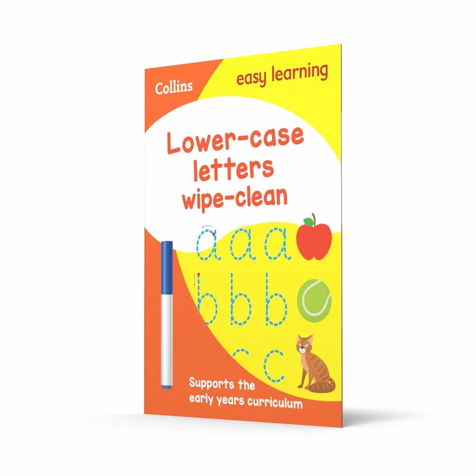 Lower Case Letters Age 3-5 Wipe Clean Activity Book: The ideal home learning resource packed with letter writing practice and early childhood education activities
