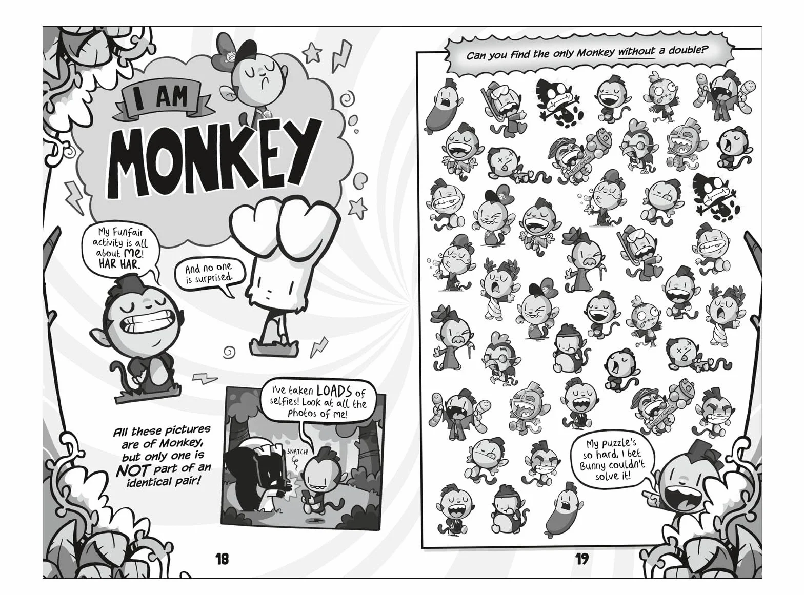 Bunny vs Monkey: The Whopping World of Puzzles (a Phoenix Comic Book, from the multi-million-selling creative genius Jamie Smart)