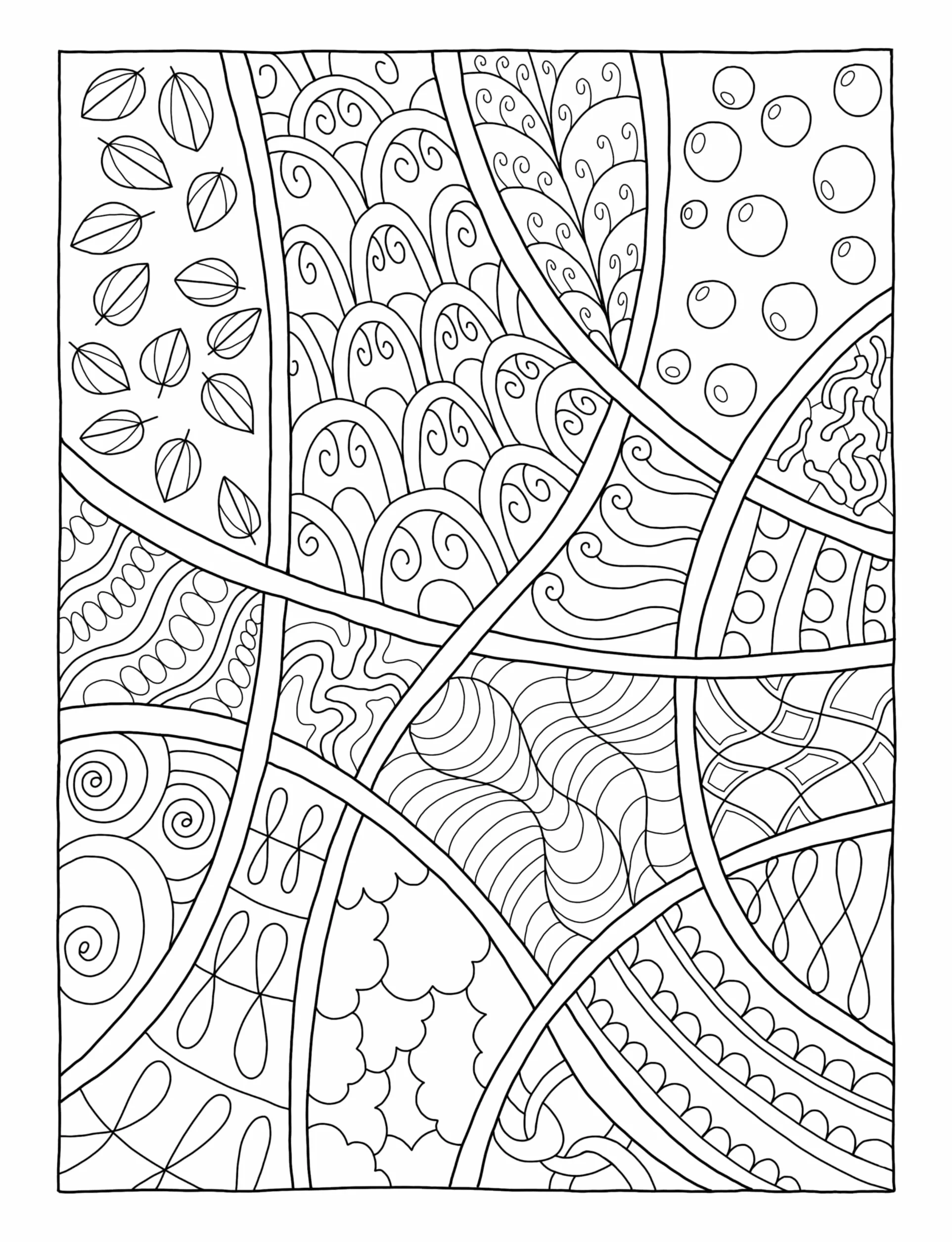 Mindfulness Patterns: Coloring Book with Creative Pattern Designs for Stress Relief and Relaxation
