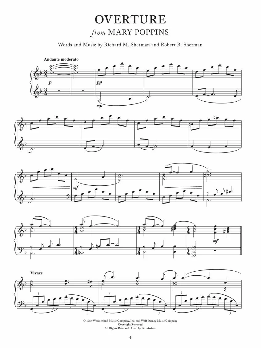 Disney Goes Classical: Piano Arrangements of 15 Disney Favorites: 15 Favorite Songs