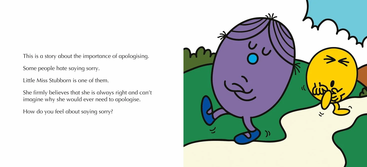 Mr Men Little Miss Saying Sorry: A NEW book for 2026 about learning to apologise from the classic illustrated children’s series about feelings