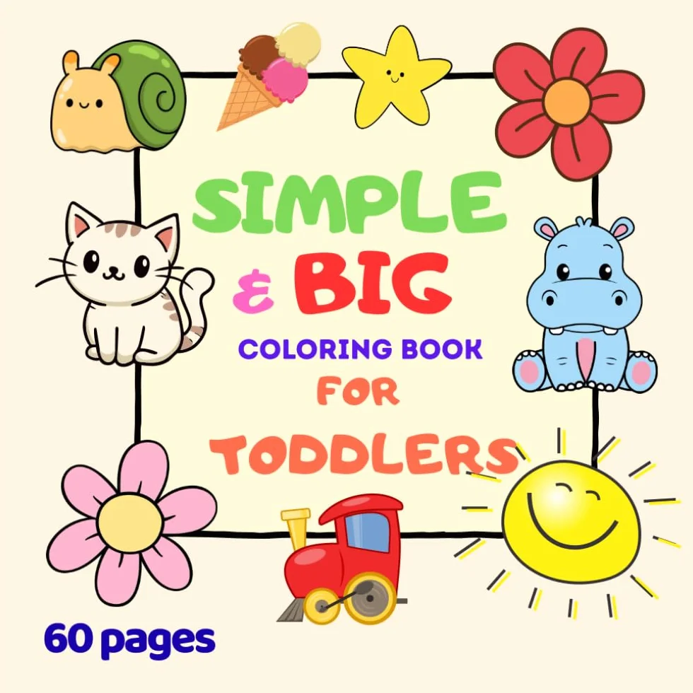 Coloring Book for Toddler SIMPLY & BIG