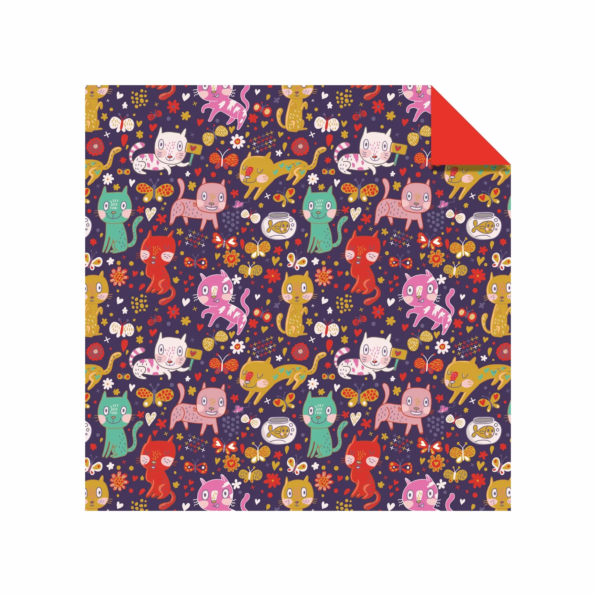 Origami Paper 100 Sheets Cat Patterns 6" (15 CM): Tuttle Origami Paper: High-Quality Double-Sided Origami Sheets Printed with 12 Different Patterns: Instructions for 6 Projects Included