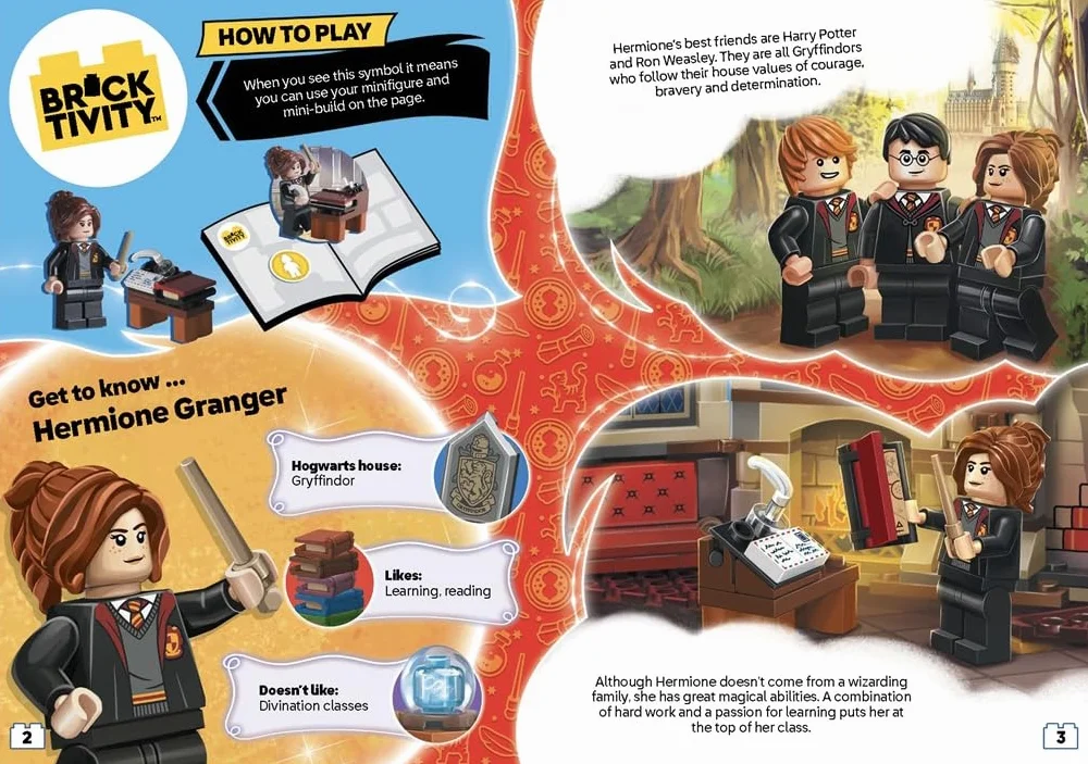 LEGO® Harry Potter™: Magical Lessons (with Hermione Granger™ minifigure and exclusive spells desk mini-build)