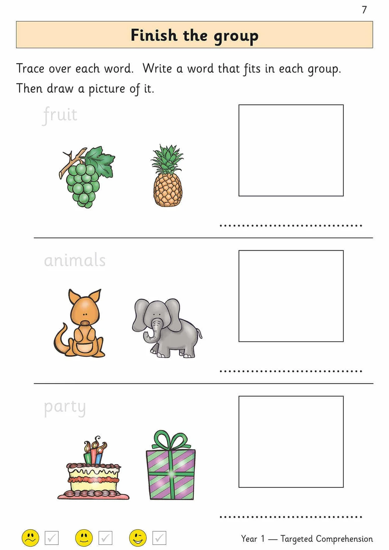 KS1 English Year 1 Reading Comprehension Targeted Question Book - Book 1 (with Answers)